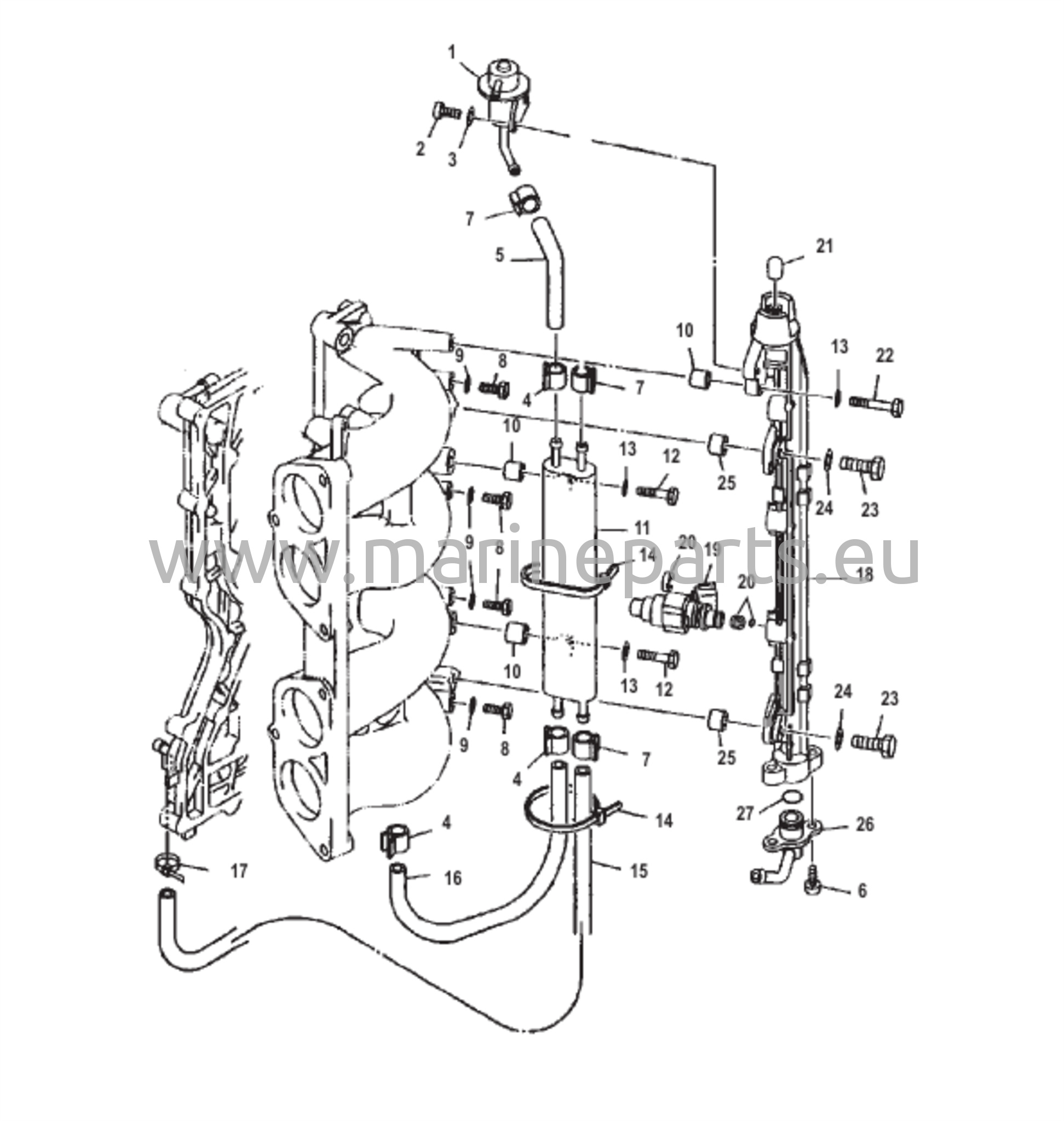 Polttoaineen ruiskutusnokka