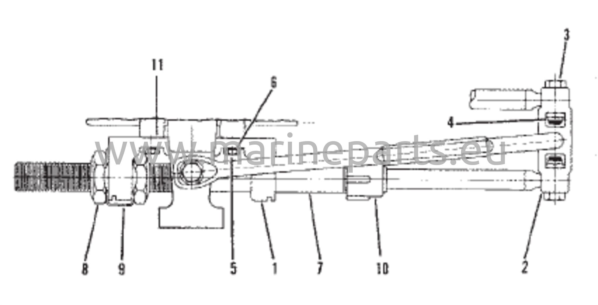 Ohjauskiinnityssarja (XR4/ Magnum II)