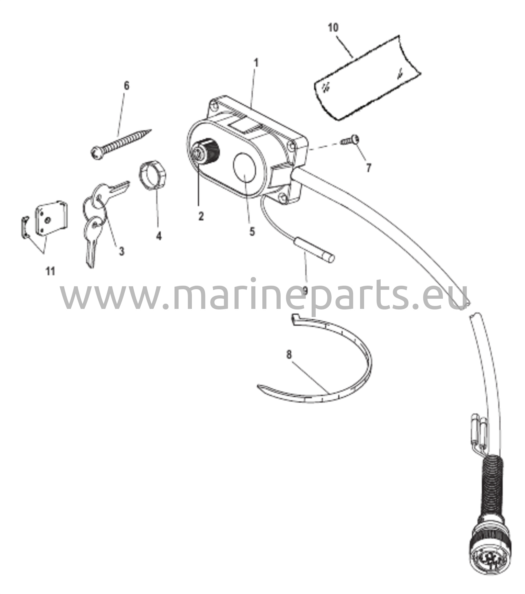 Key, Choke and Horn Kit 15000A14 