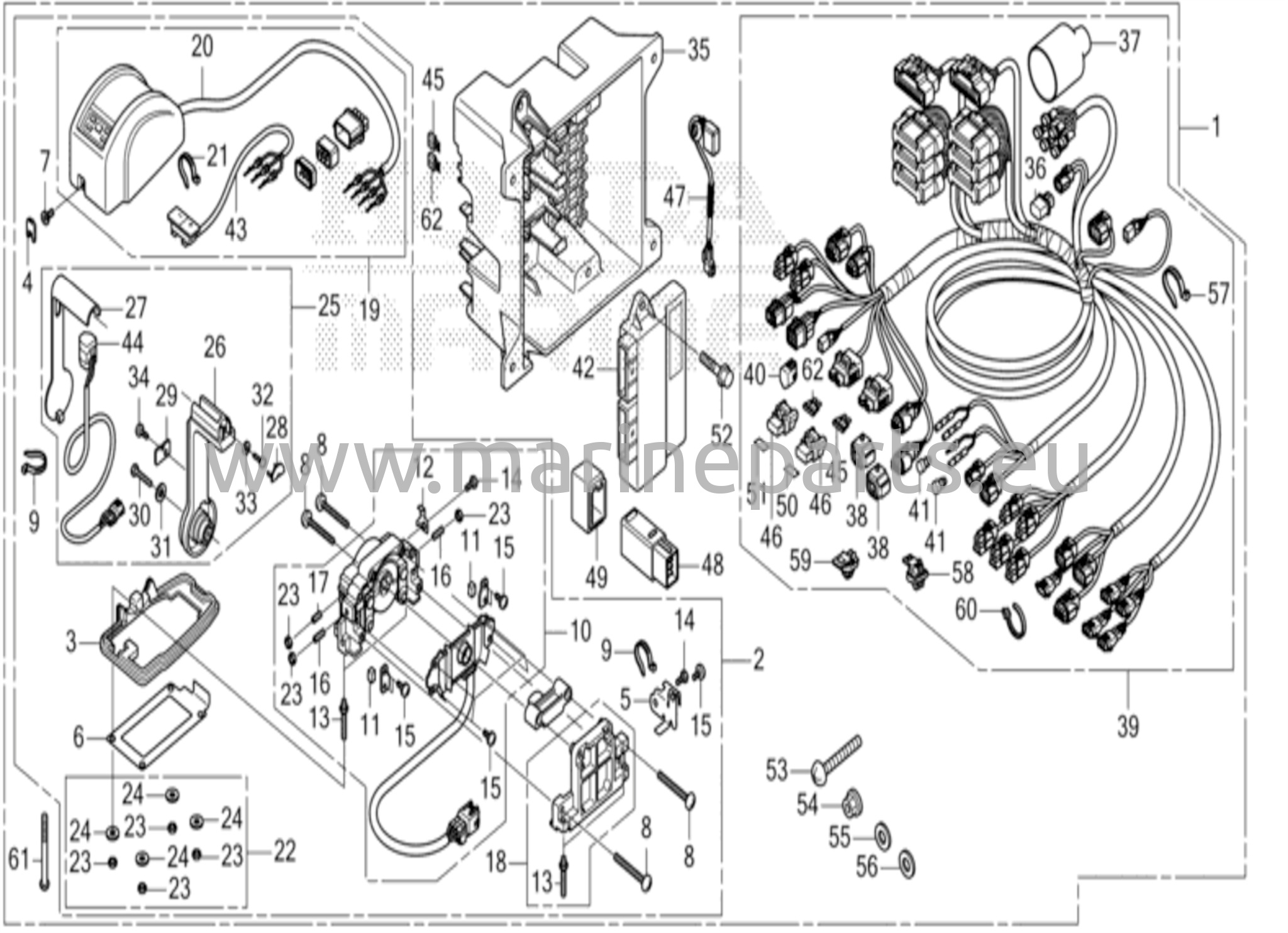 Kaukosäädin (yläasennettu yksittäistyyppi) (pää) (dbw)