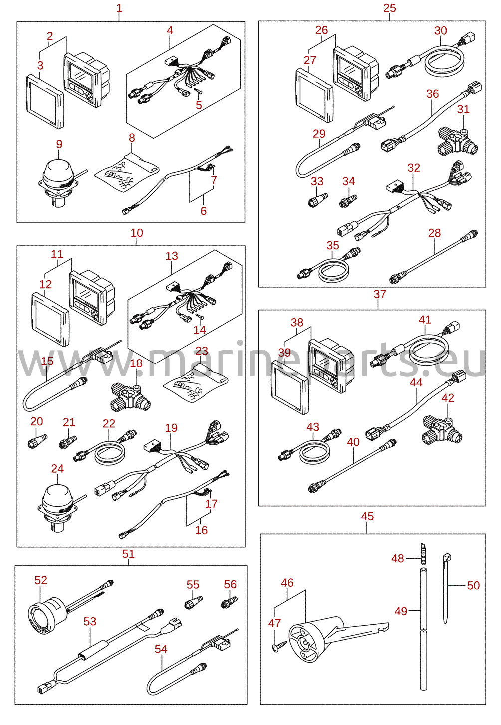 Instrument (1) (DF150TG, DF150ZG, DF175TG, DF175ZG) (optional)
