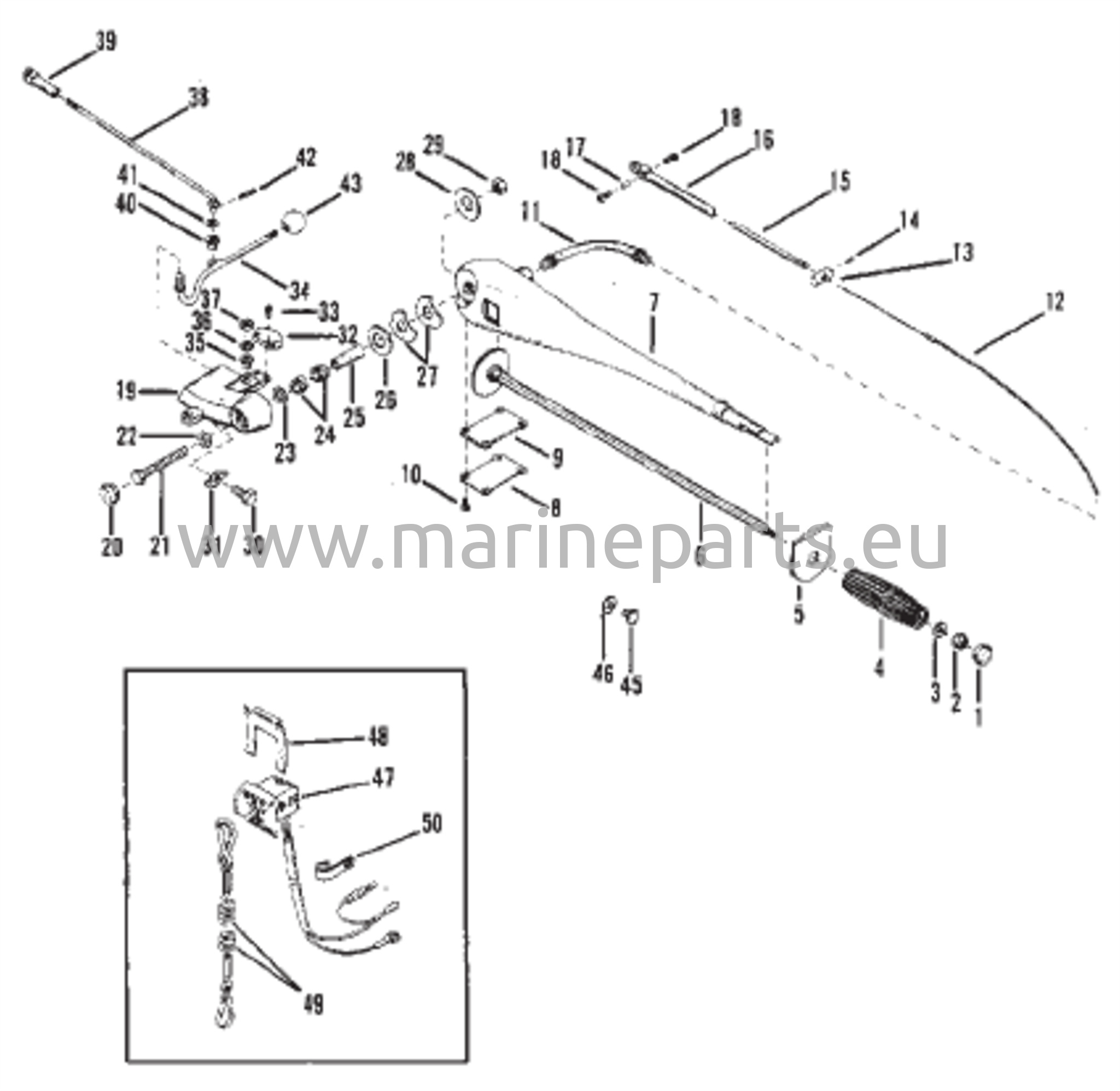 Ohjaustangon kokoonpano