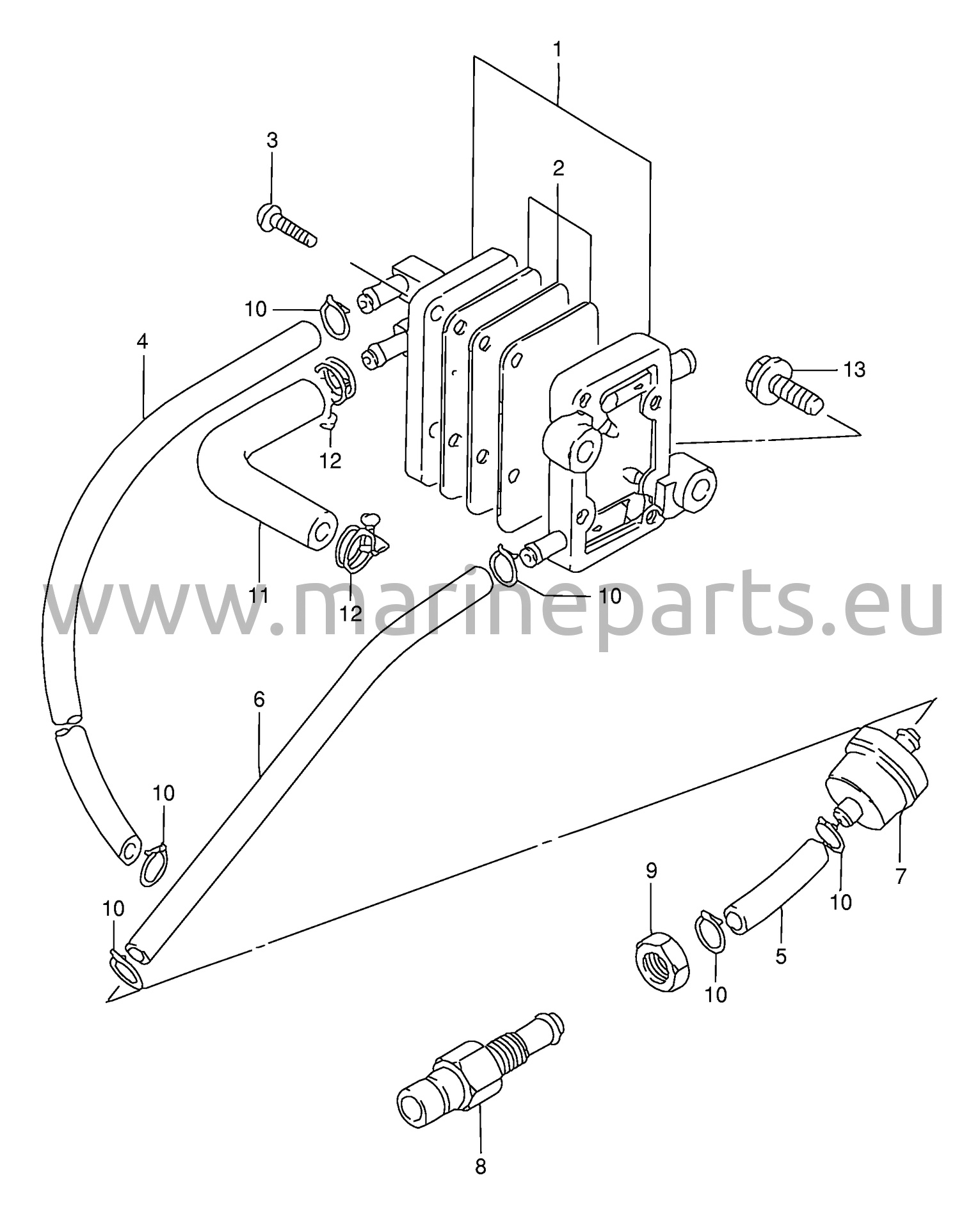 Fuel pump (–1994) (DT5)