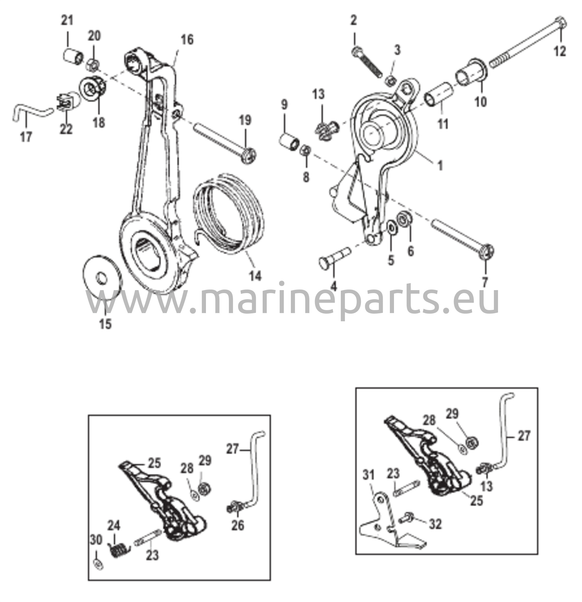 Throttle Lever and Linkage 