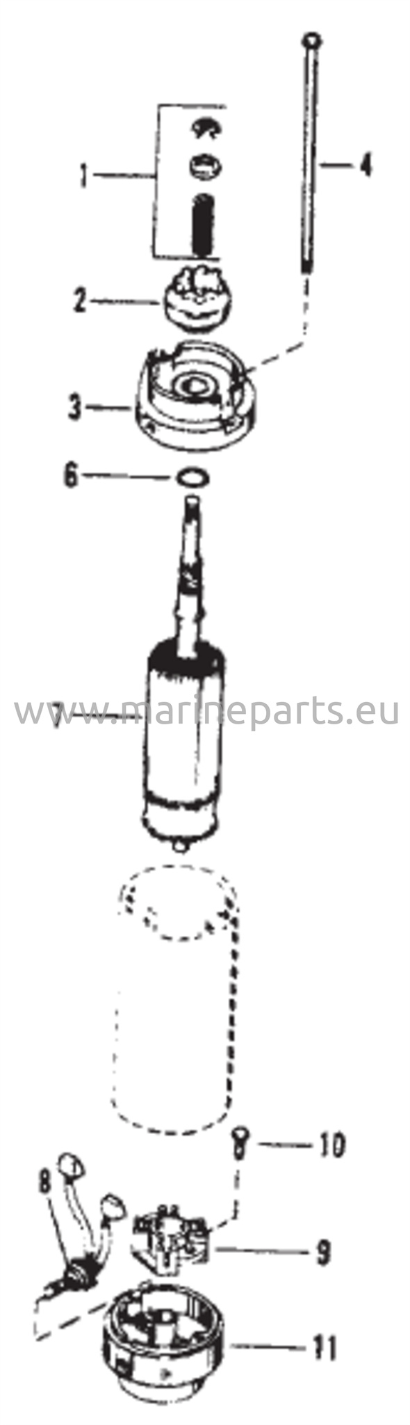 Starter Motor (Americn Bosch #17183-28-M030SM) 