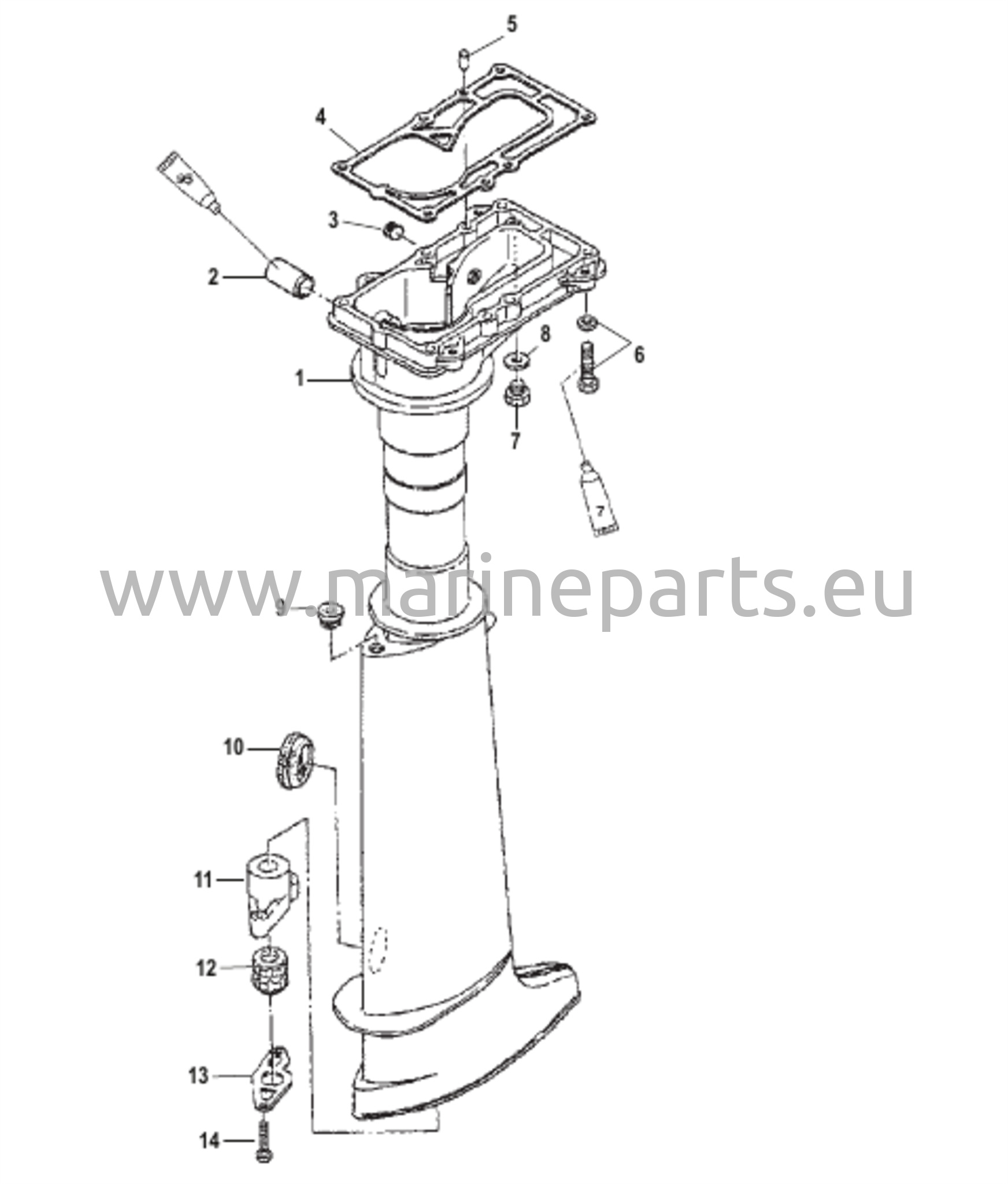 Voimansiirron akselin kotelo