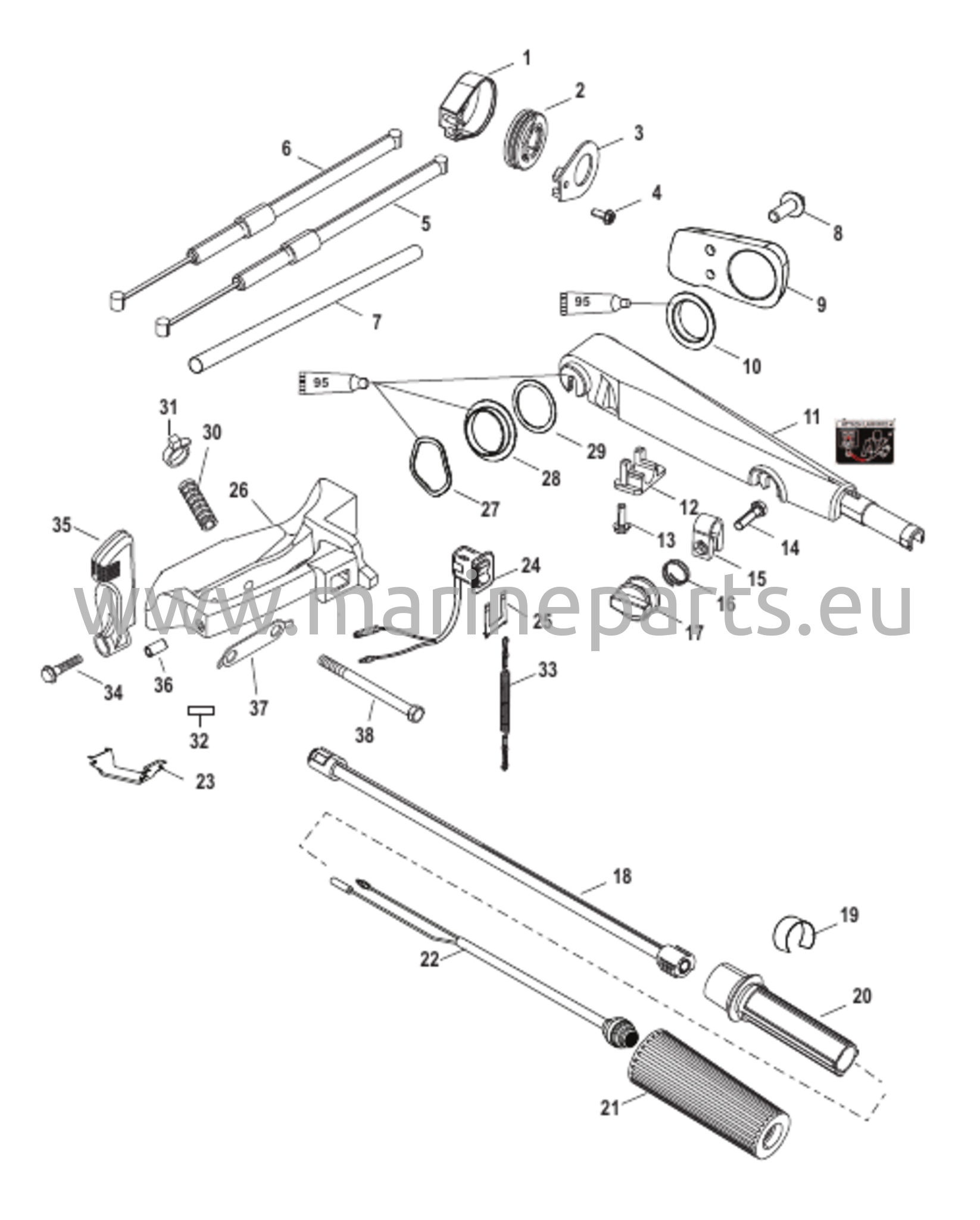 Tiller Handle 