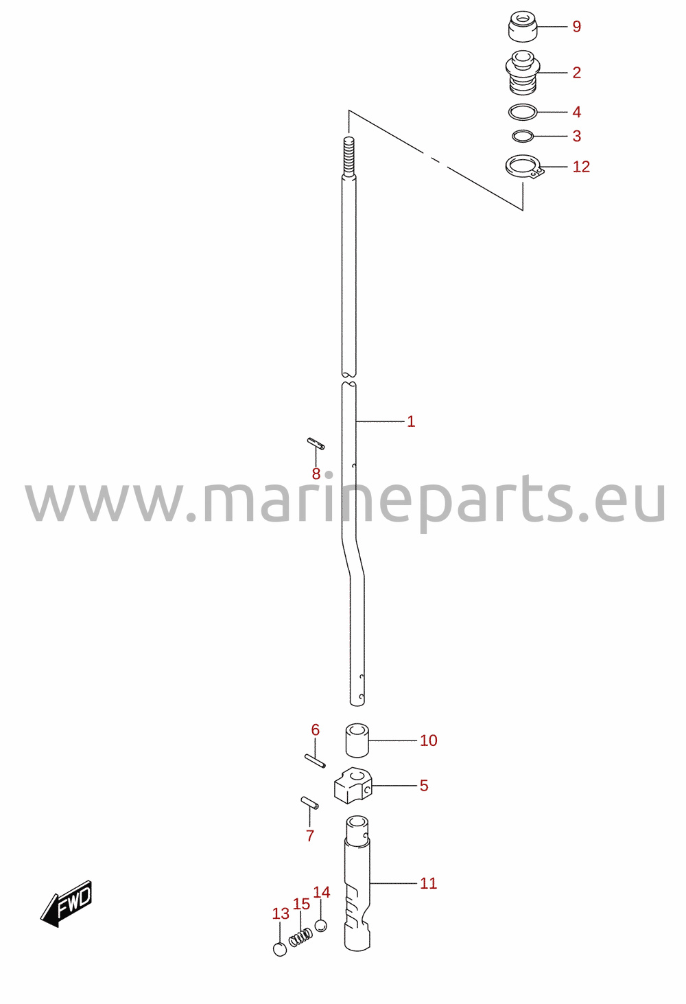Siduri varras (DF40A, DF40AST, DF50A)