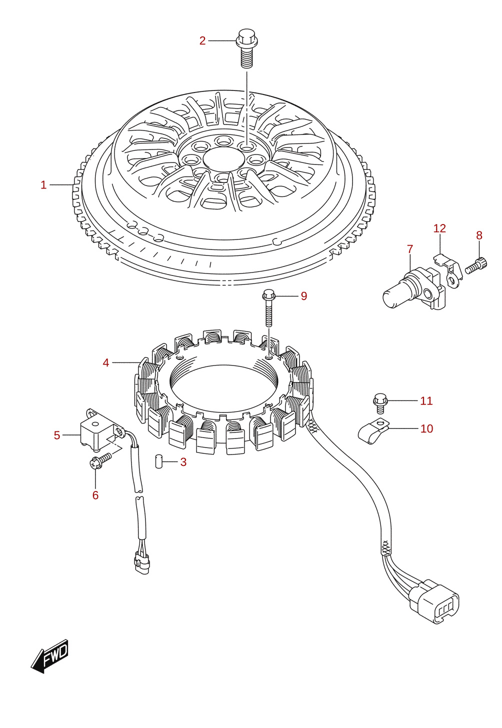 Magnet / generator (DF175)