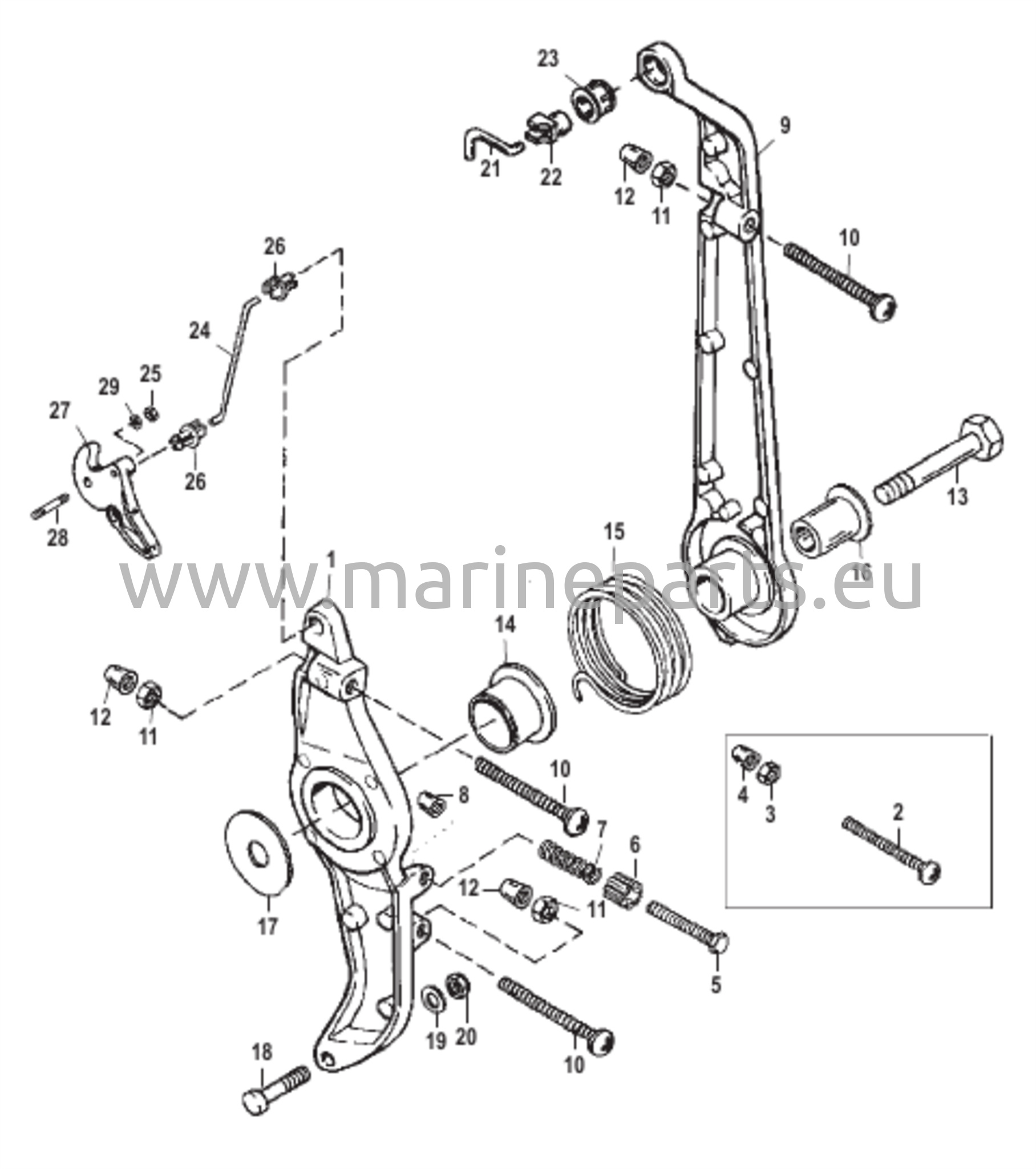 Kaasukahva ja liitosmekanismi