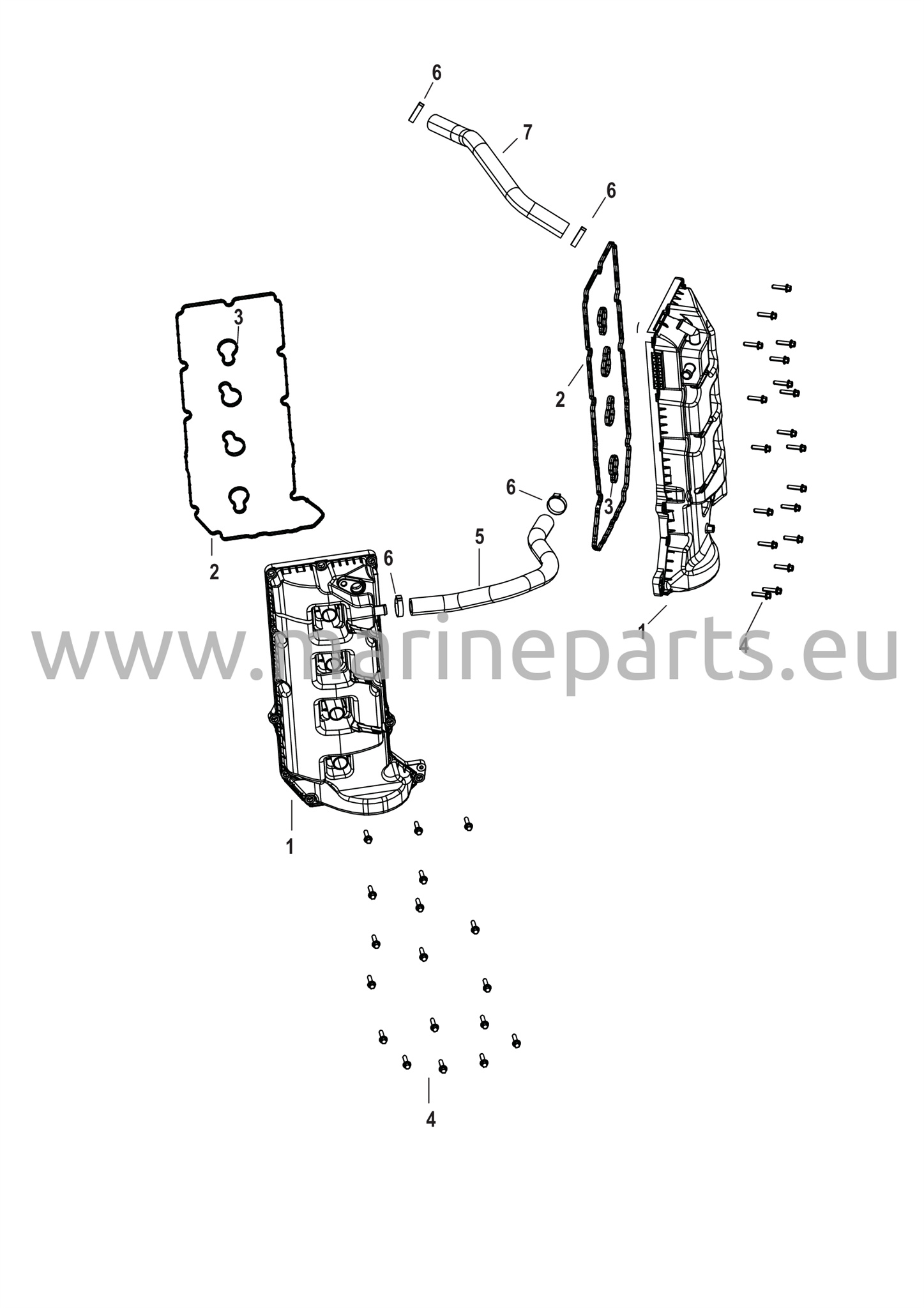 Nokka-akselin suojus