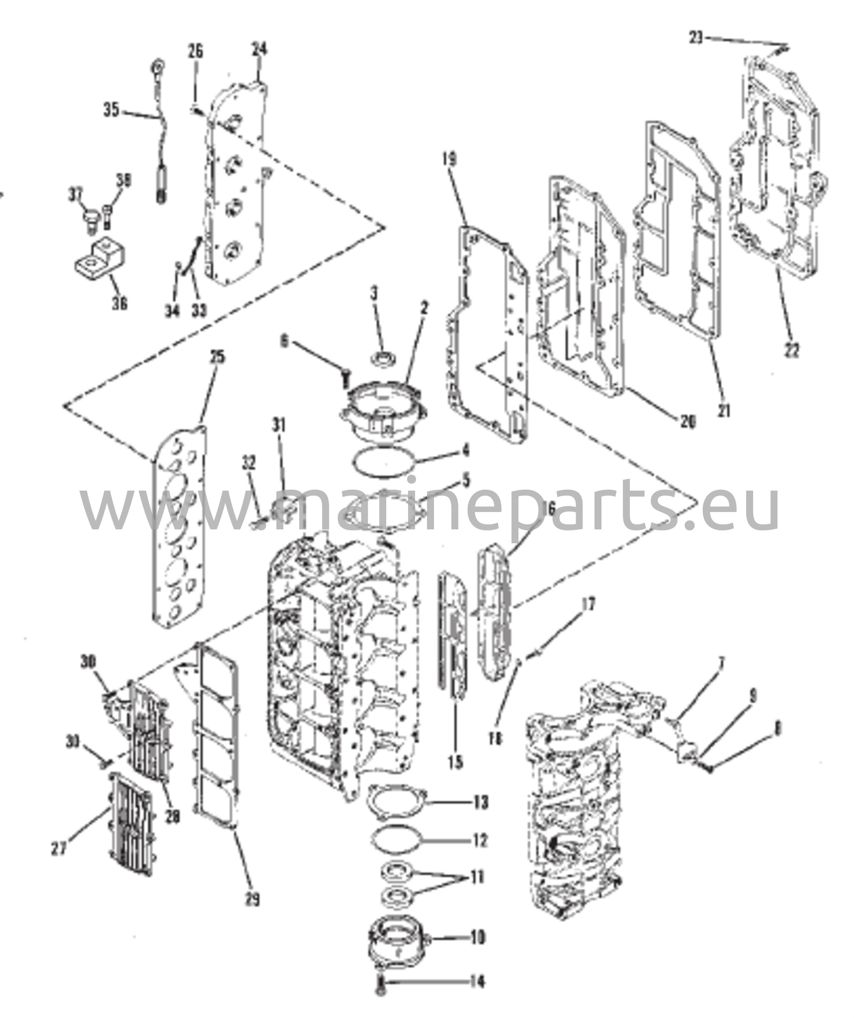 Päätulpat, jakotukki ja pakoputken suojus