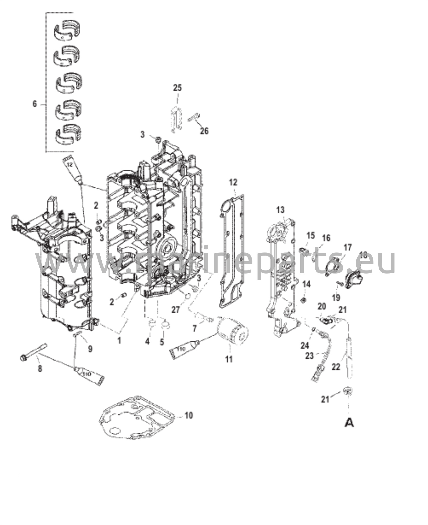 Sylinterilohko ja kampikammio