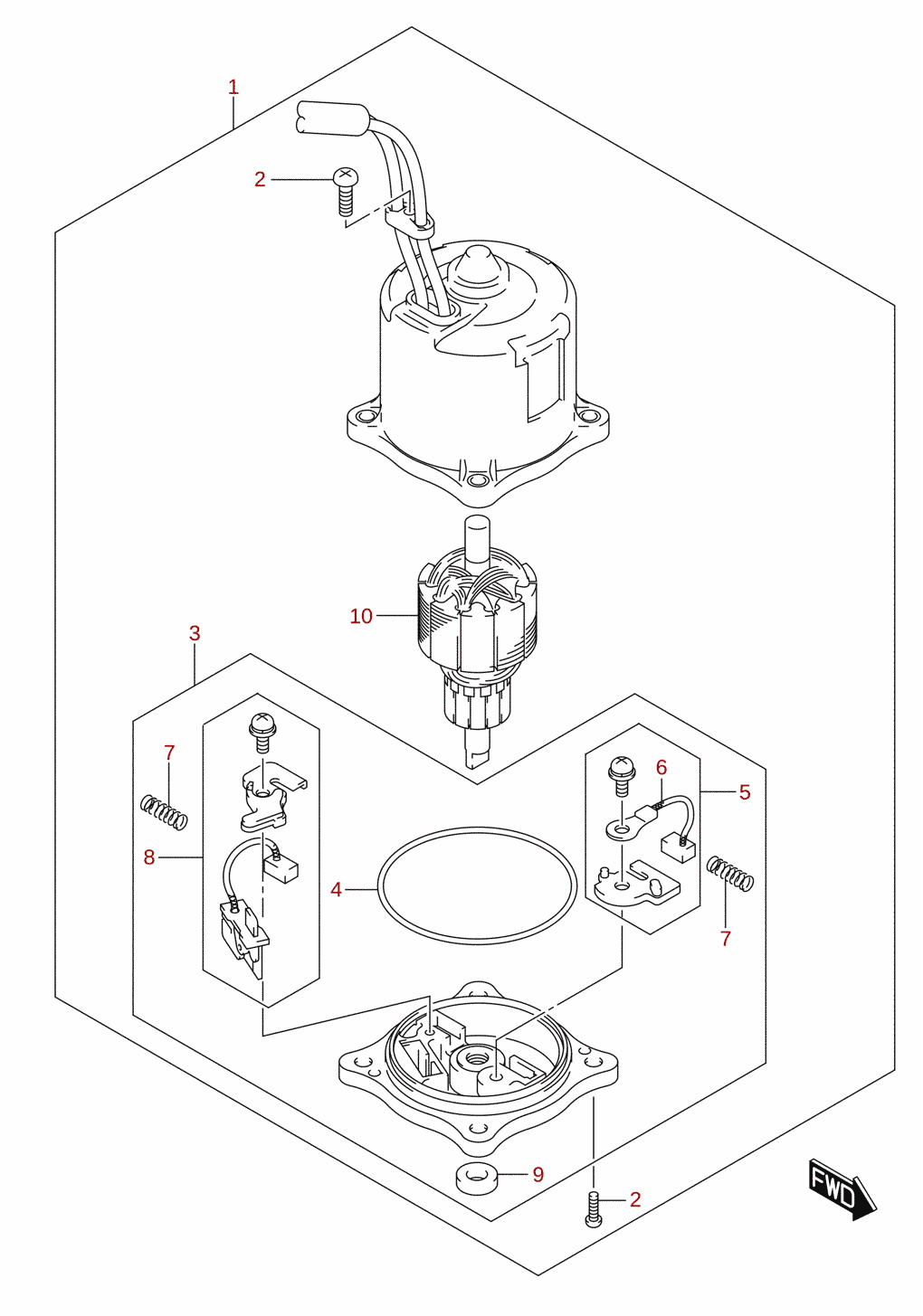 PTT-motor (L-transom)