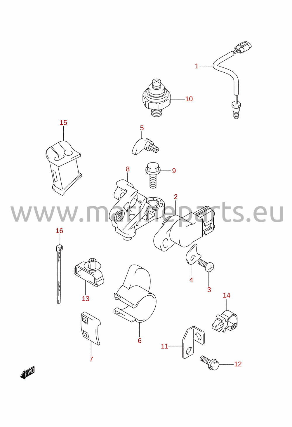 Sensor (DF40AST, DF50AVT, DF50AVTH, DF60A, DF60ATH, DF60AVT, DF60AVTH)
