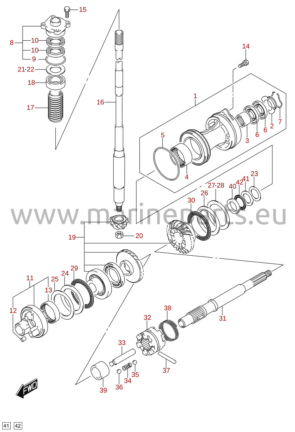 Transmission (DF115AZ, DF140AZ)