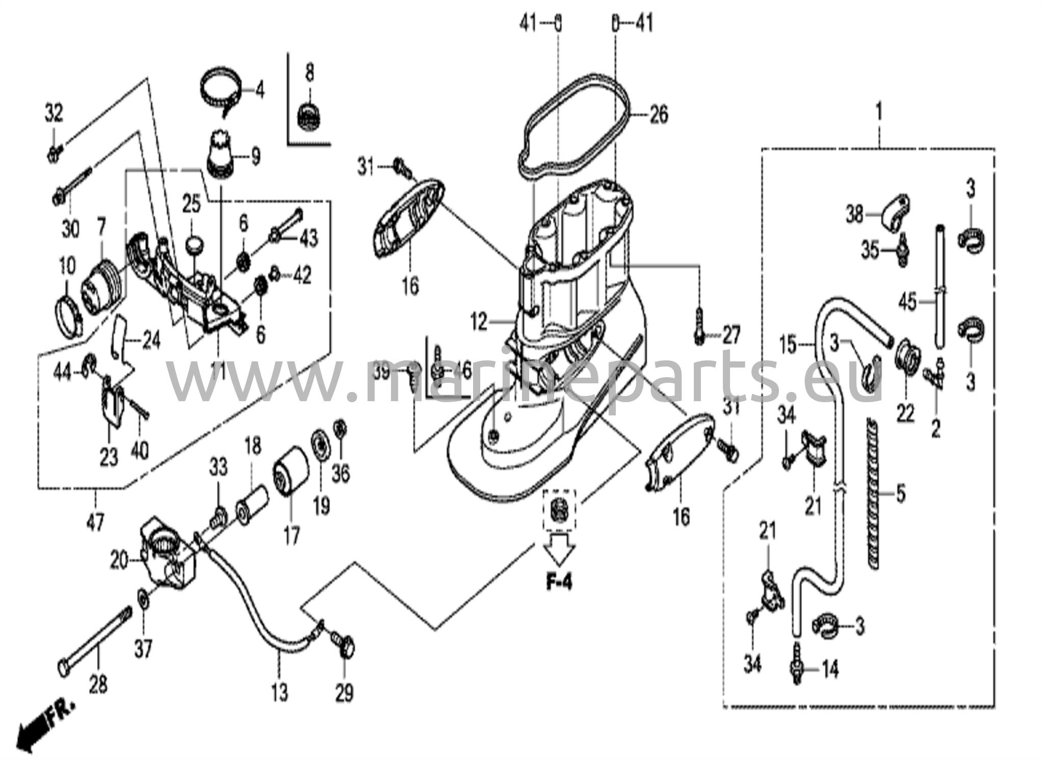 Voimansiirron akselikotelo