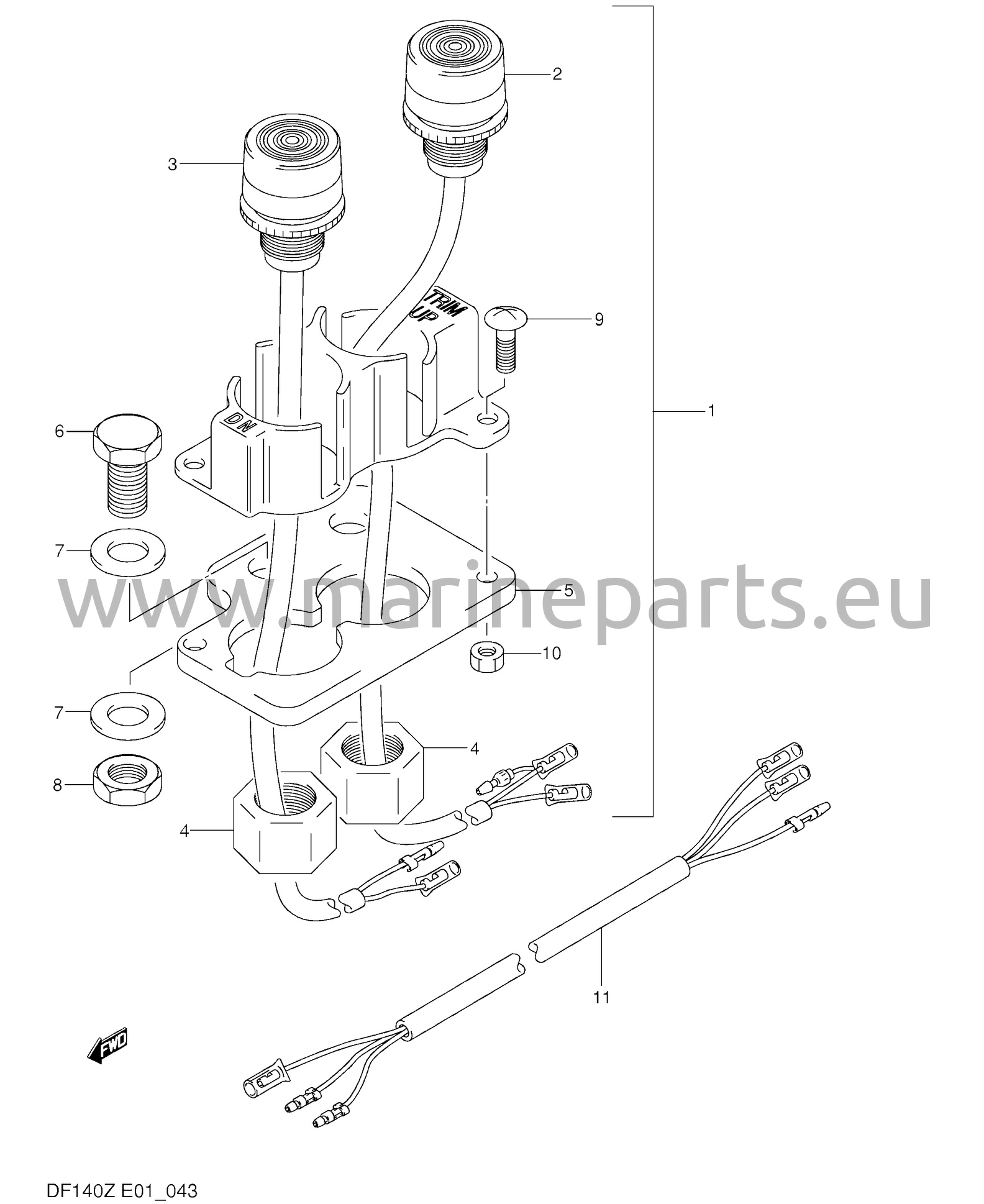 Trim switch (optional)