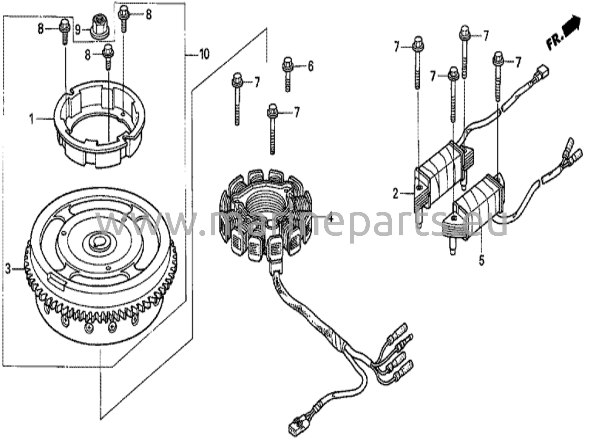 Svänghjul/tändspole