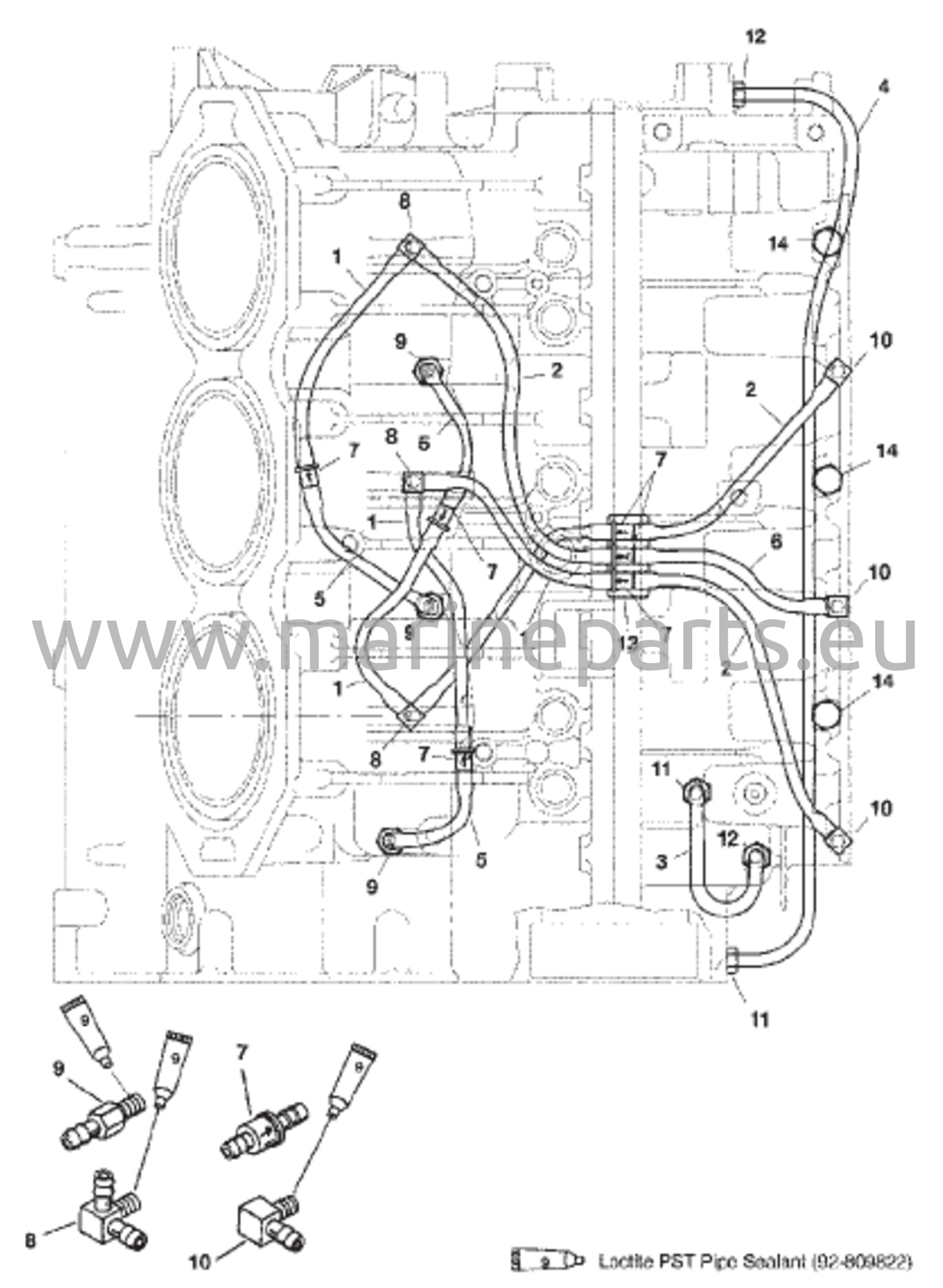 Ilmanpoistojärjestelmä (oikea puoli) (sarjanumero 0G437999 ja sitä alemmat)