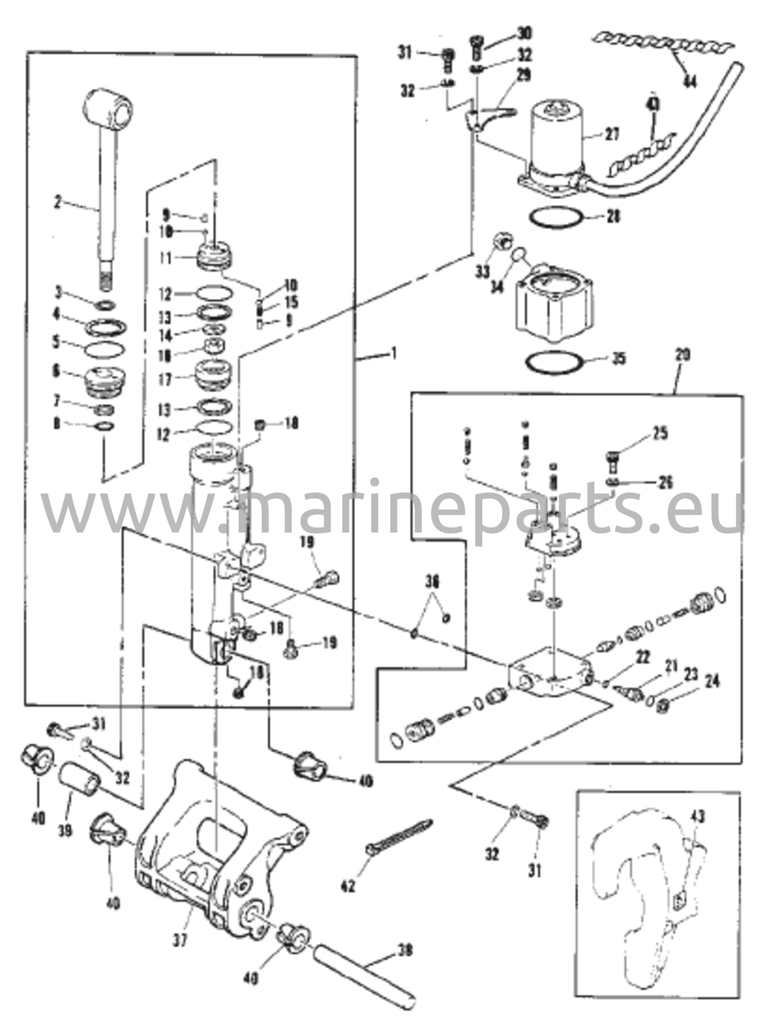 Electric Tilt Assembly And Bracket 