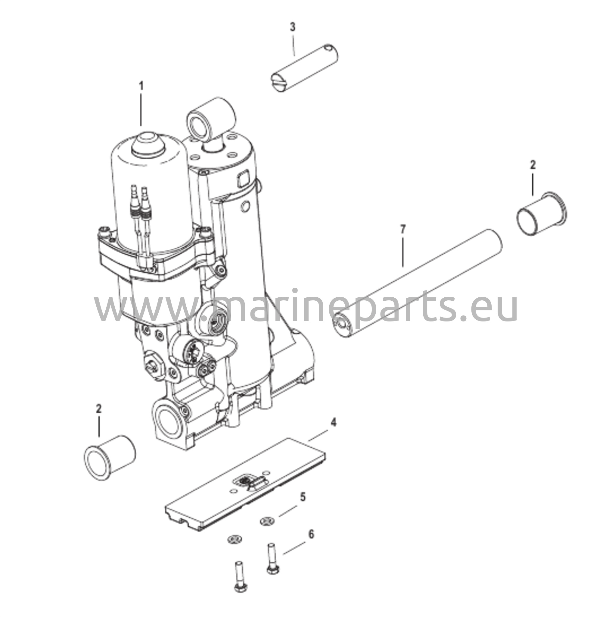 Voimansiirron trimmin kokoonpano