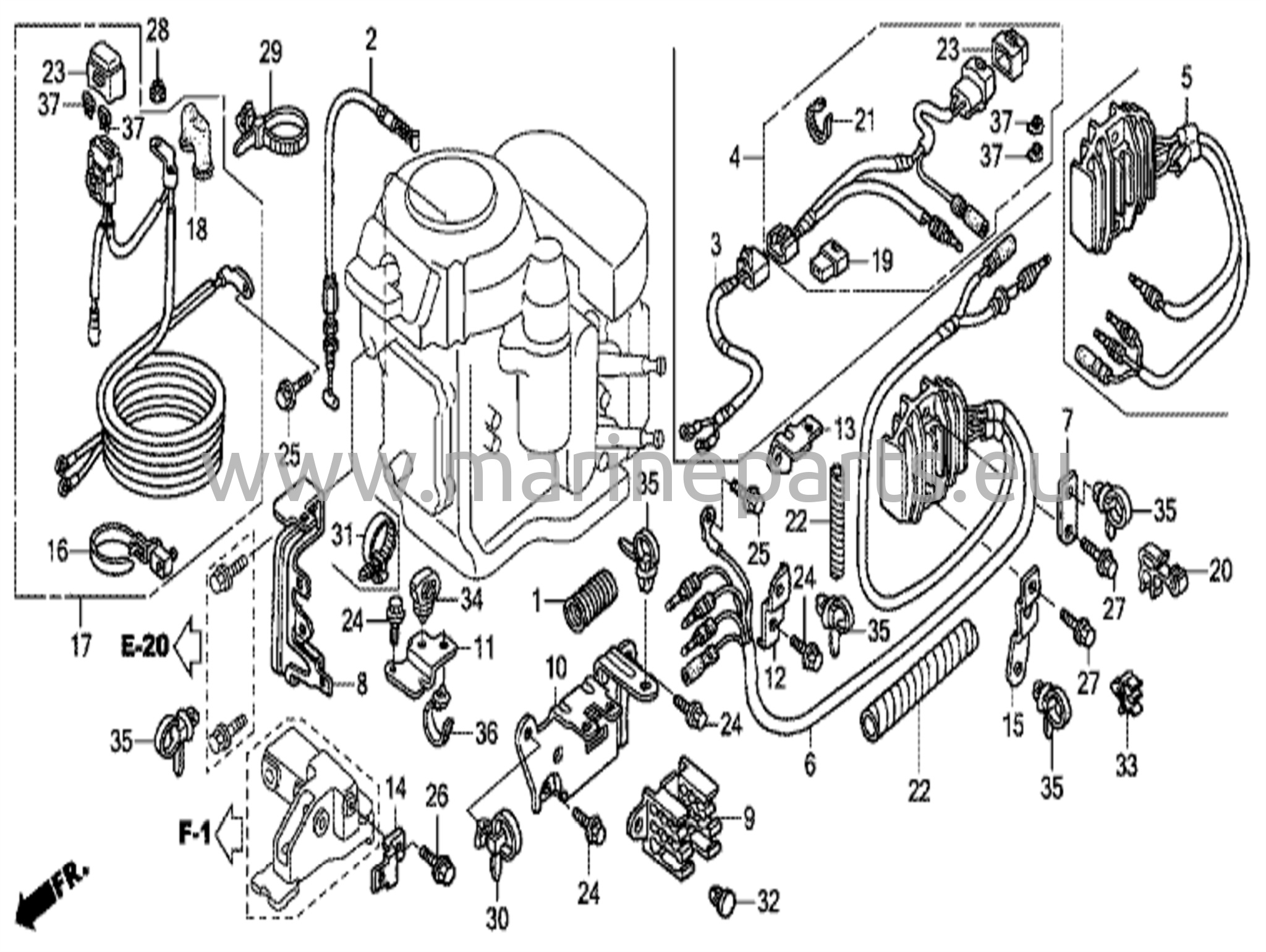 Regulator & Starter cable