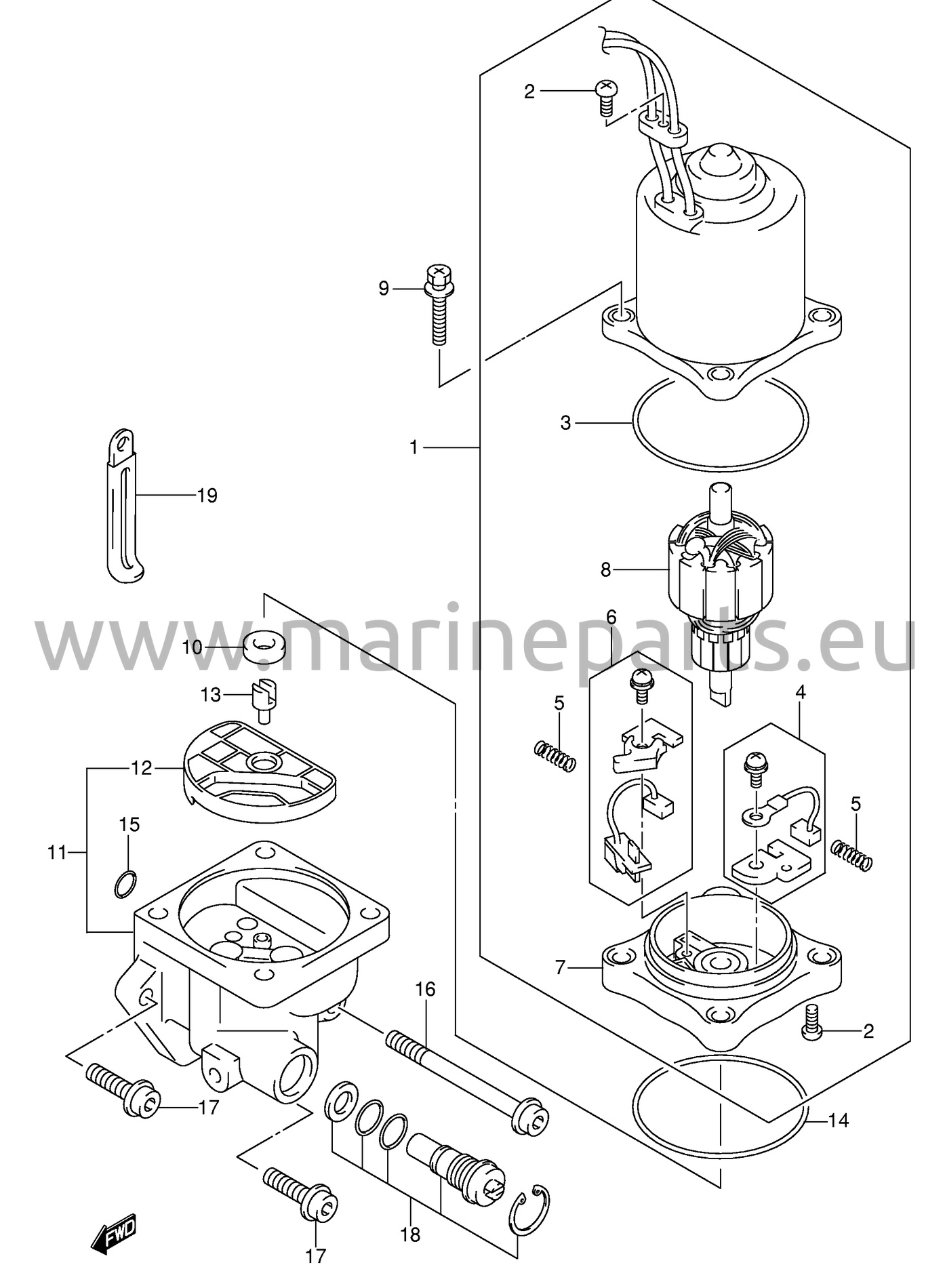 PTT-motor (DF140WT)