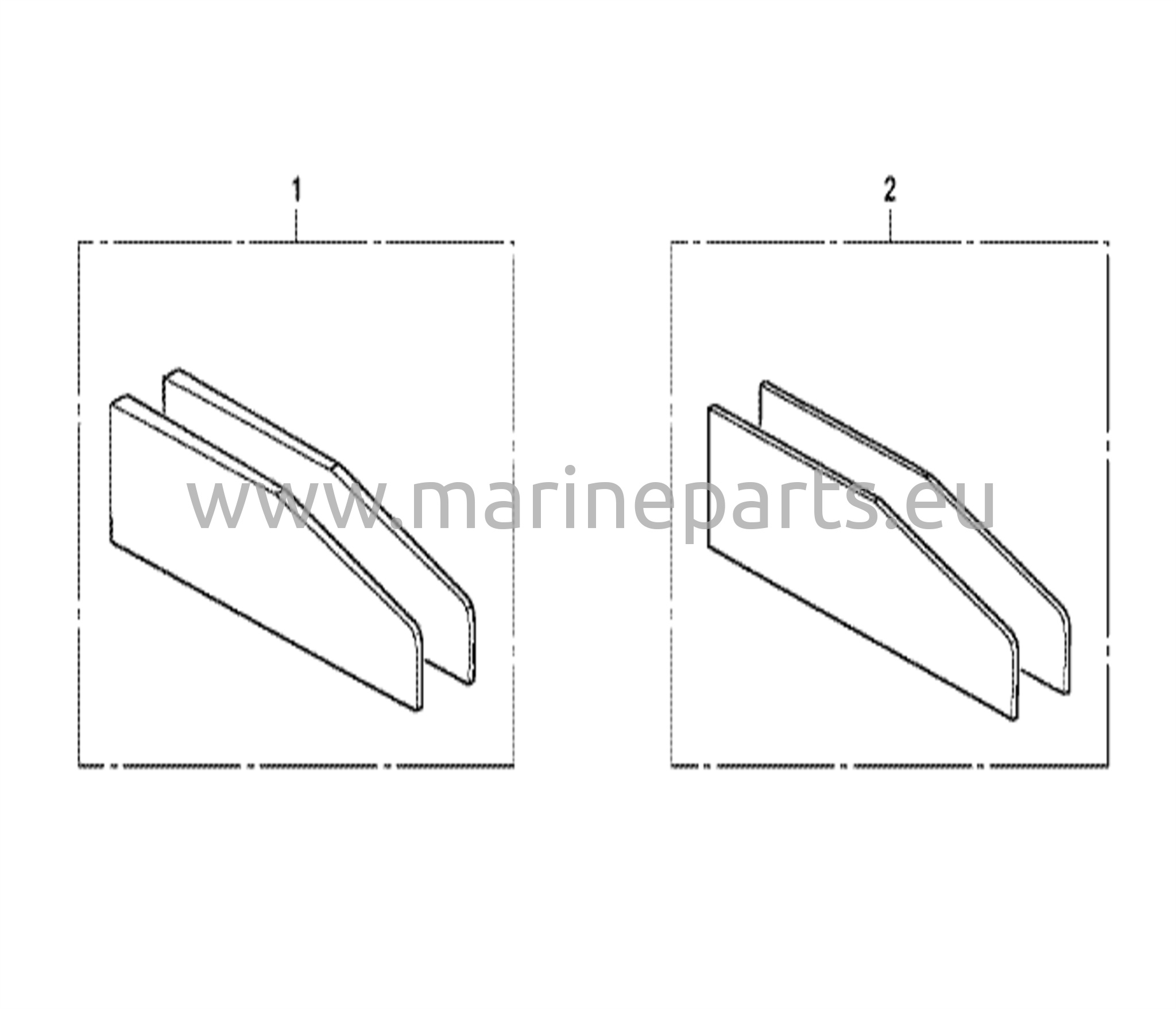 Justersats för trimplatta