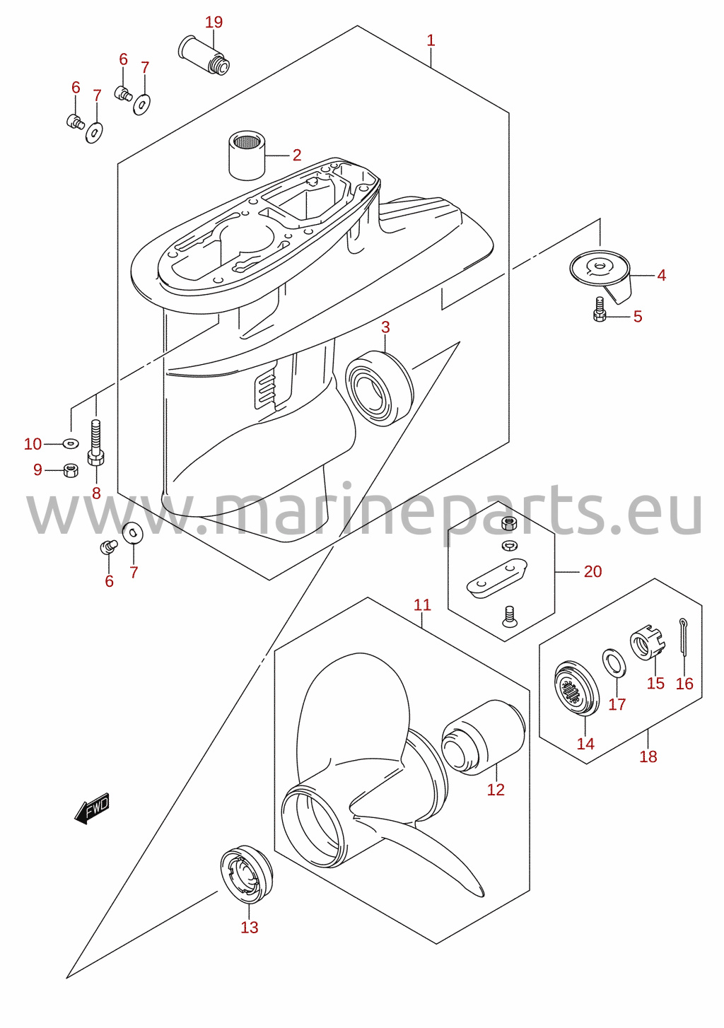 Gear case