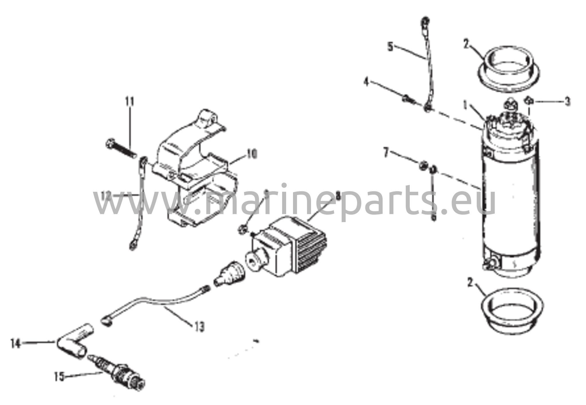 Käynnistinmoottori ja sytytyspuolat