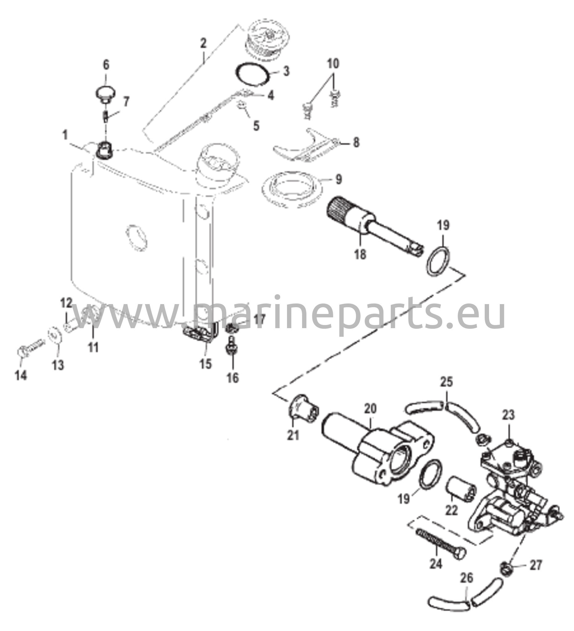 Öljynruiskutus (USA-0G301751/BEL-9885505 ja siitä eteenpäin)