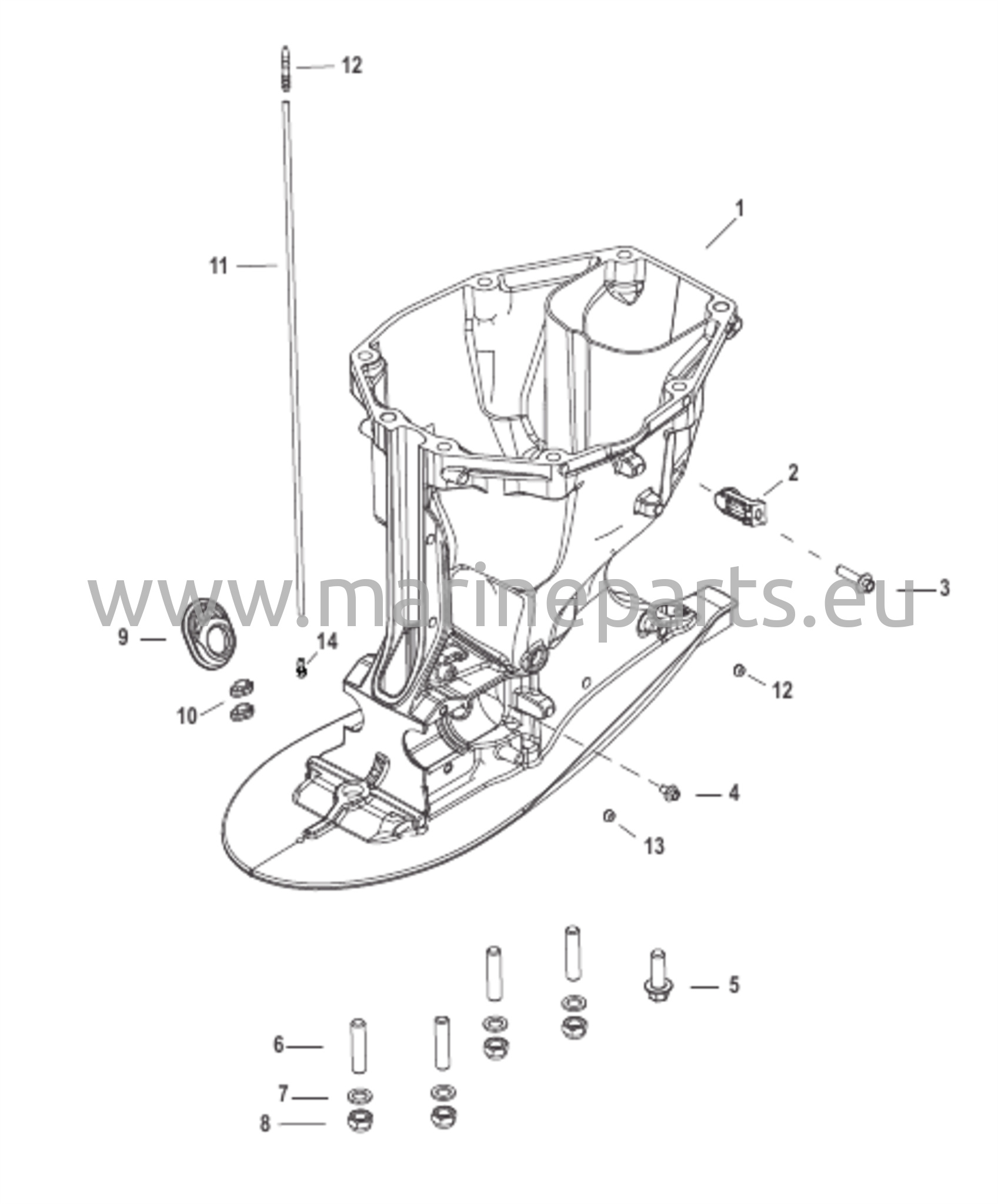Voimansiirron akselikotelo