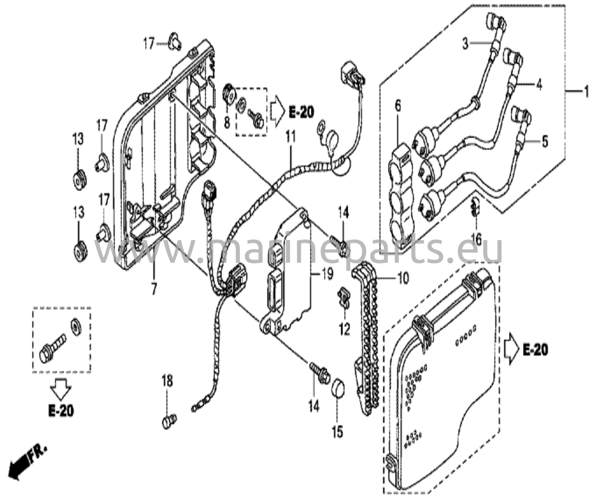 Tändspole och CD-enhet