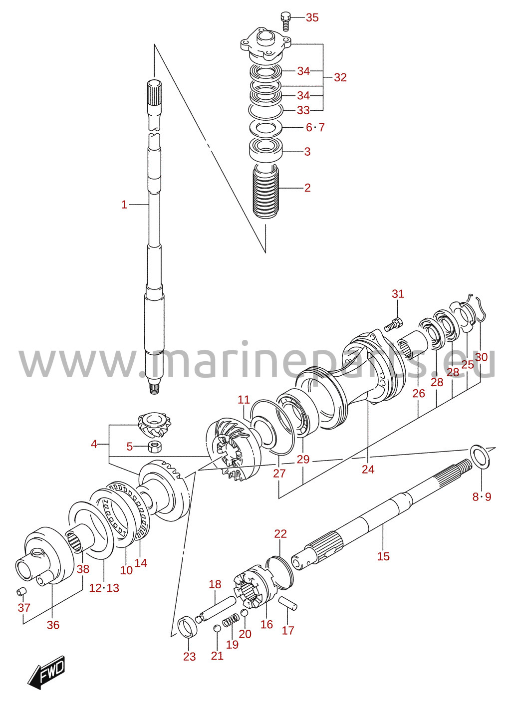 Transmission (DF115AT, DF140AT)