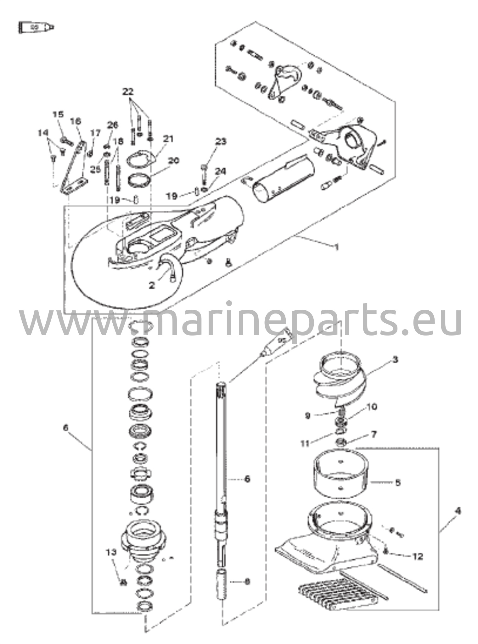 Suuttimipumpun kokoonpano
