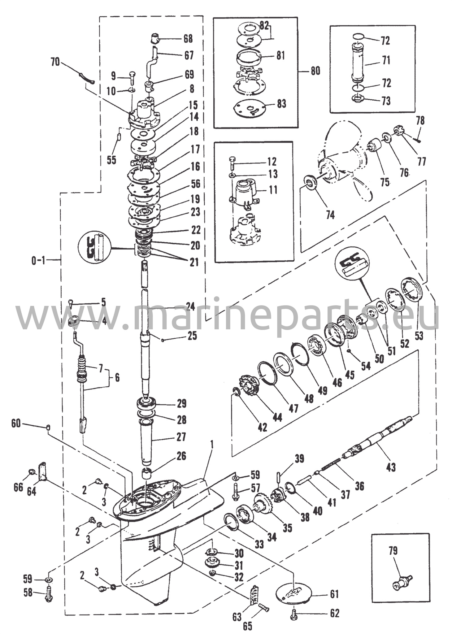 Vaihteiston kotelon kokoonpano