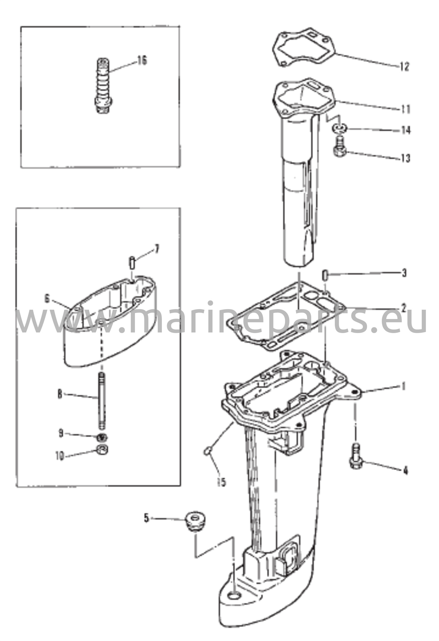 Voimansiirron akselikotelo