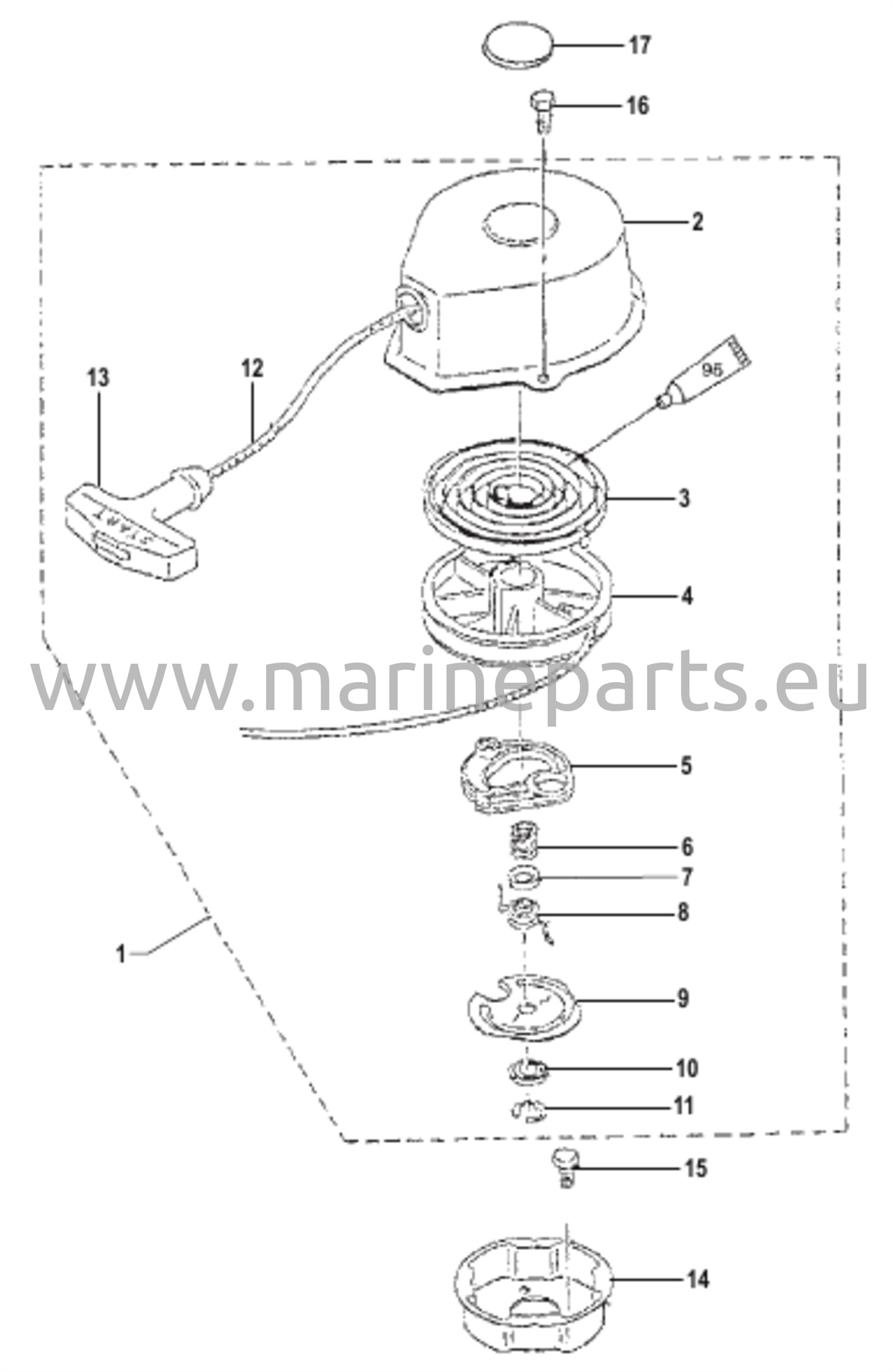 Käynnistimen vetolaite (CD-sytytys)