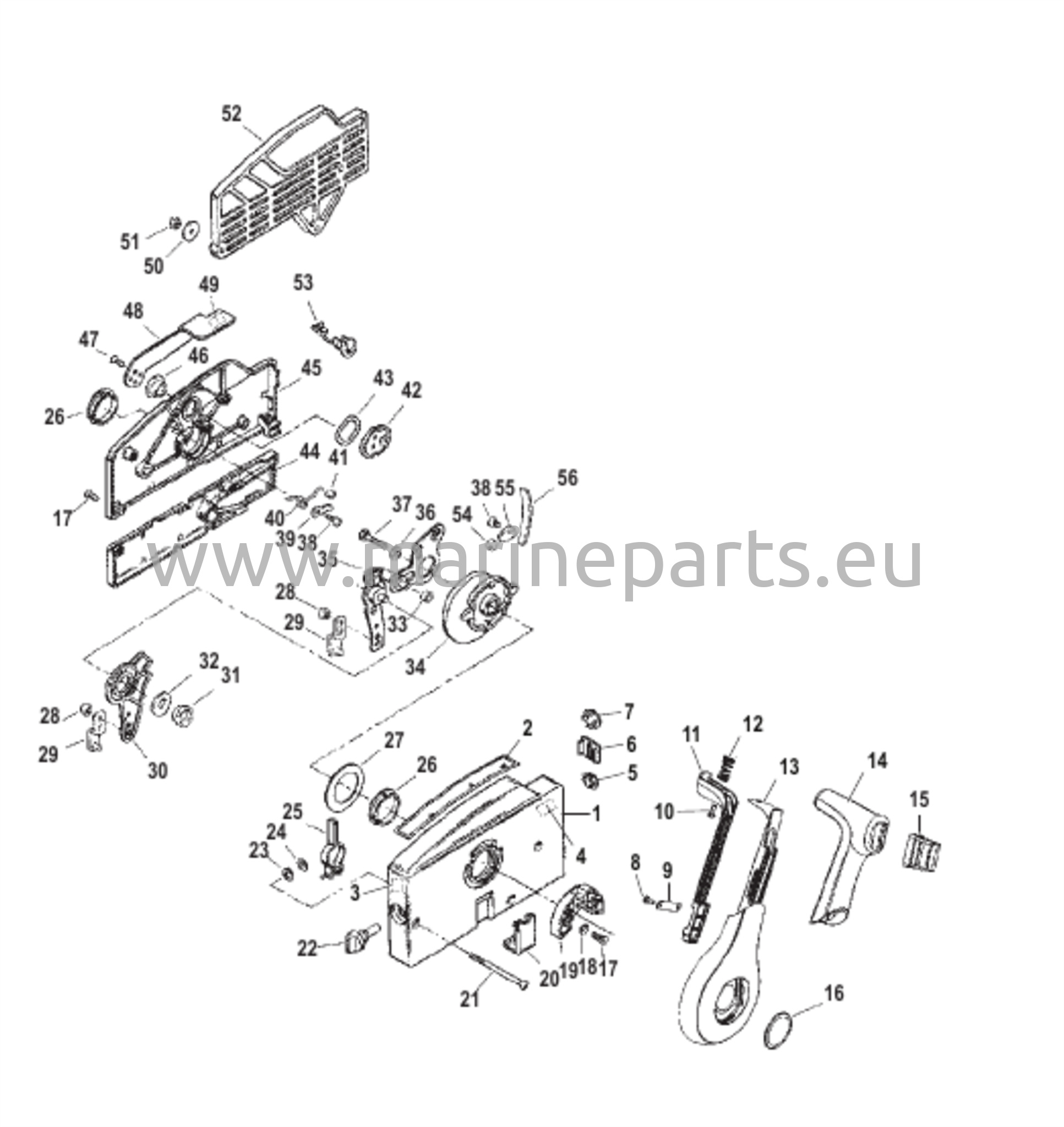Kaukosäädin 4000 sivukiinnitys