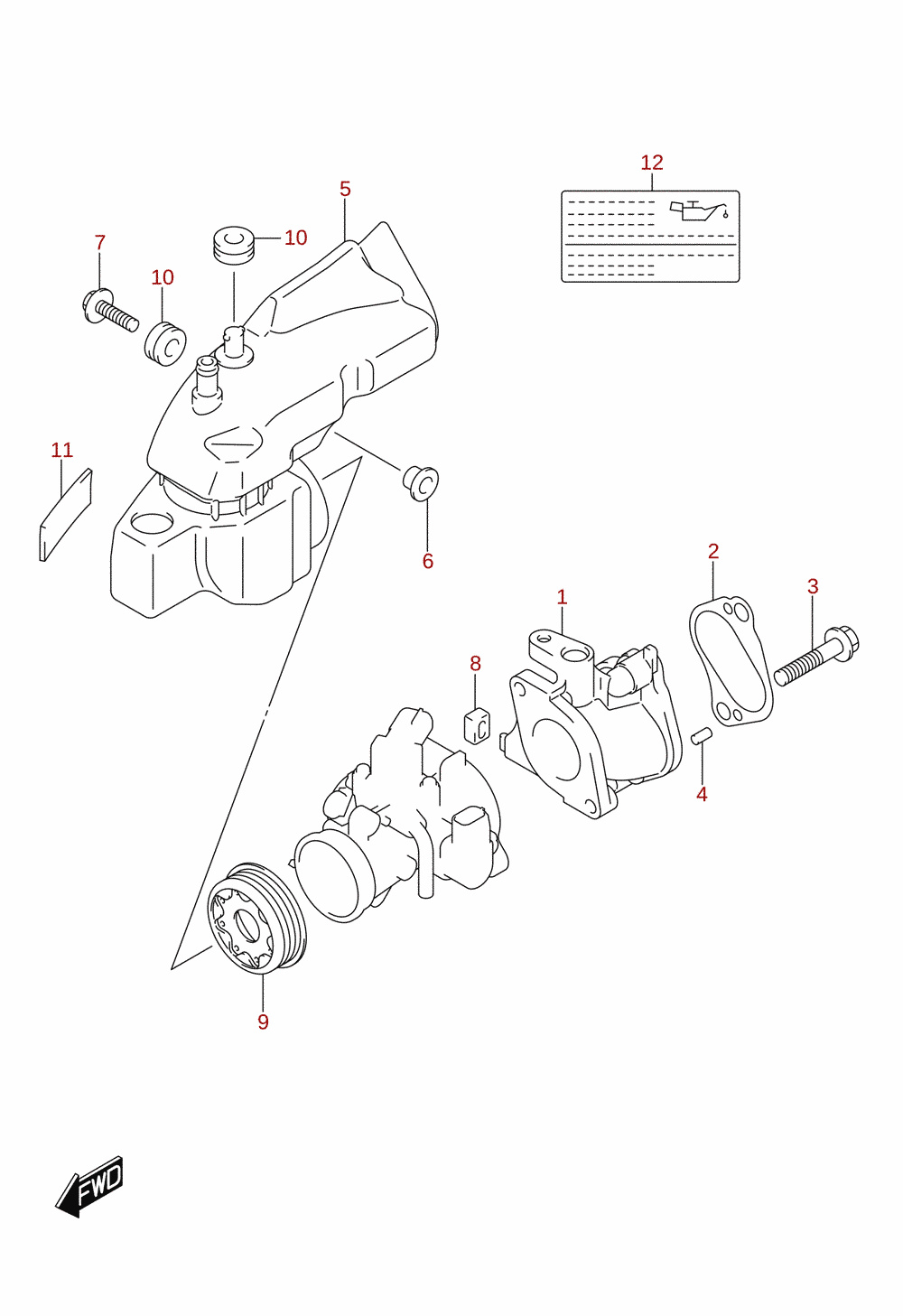 Inlet manifold (DF15)