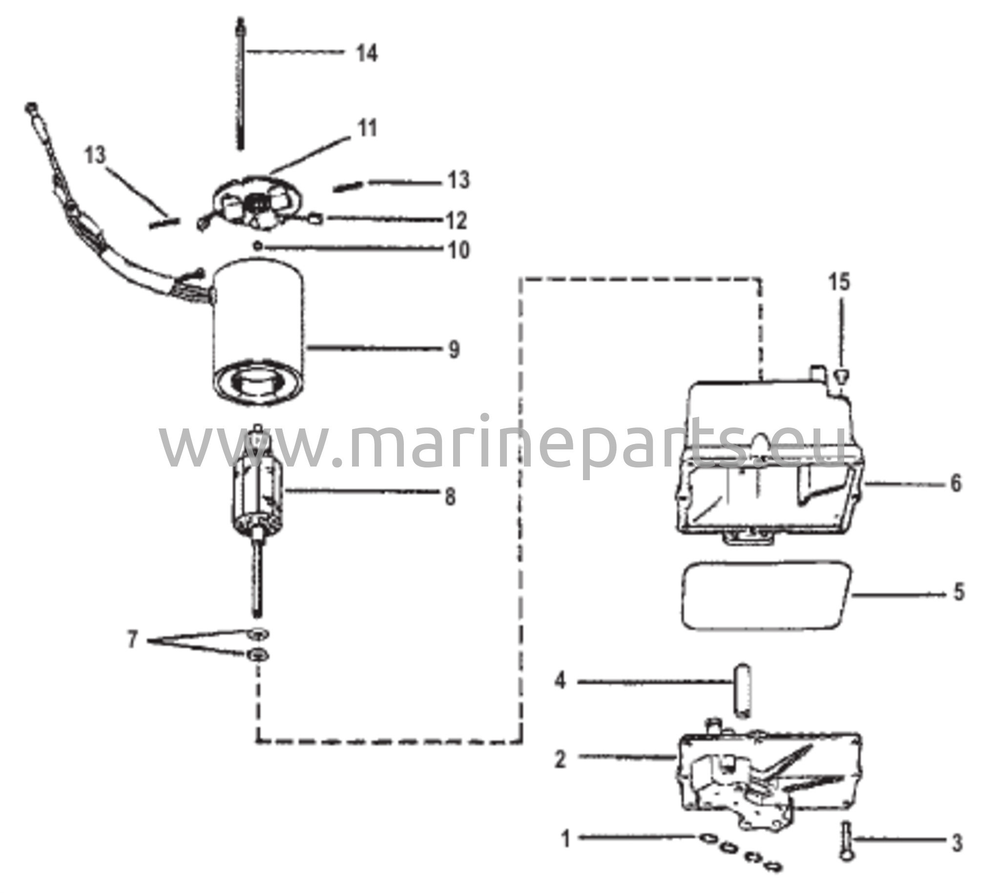 Hydraulipumpun kokoonpano (muovinen säiliö)