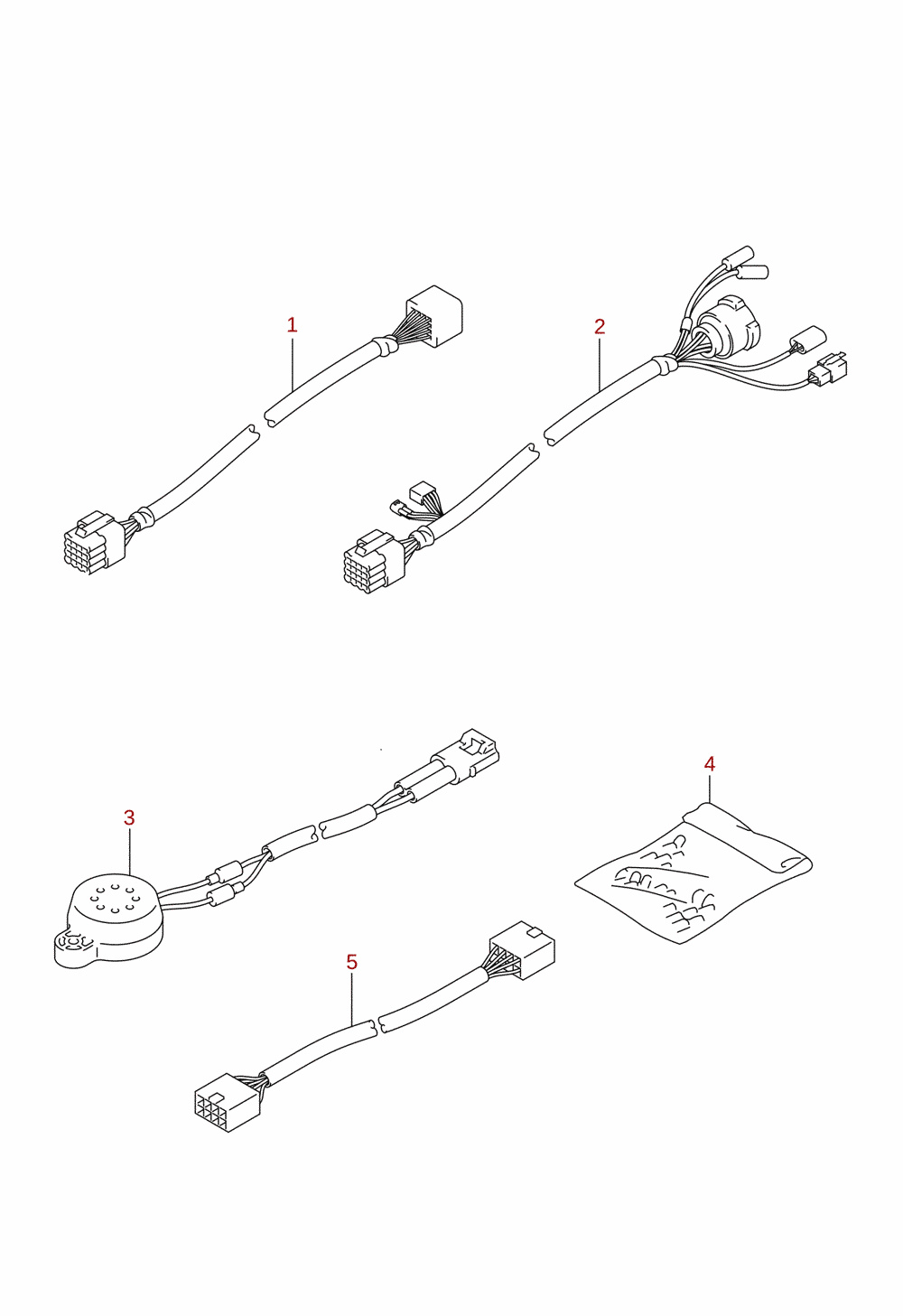 Kabelstam (2022) (DF100B, DF70A, DF80A, DF90A) (tillval)