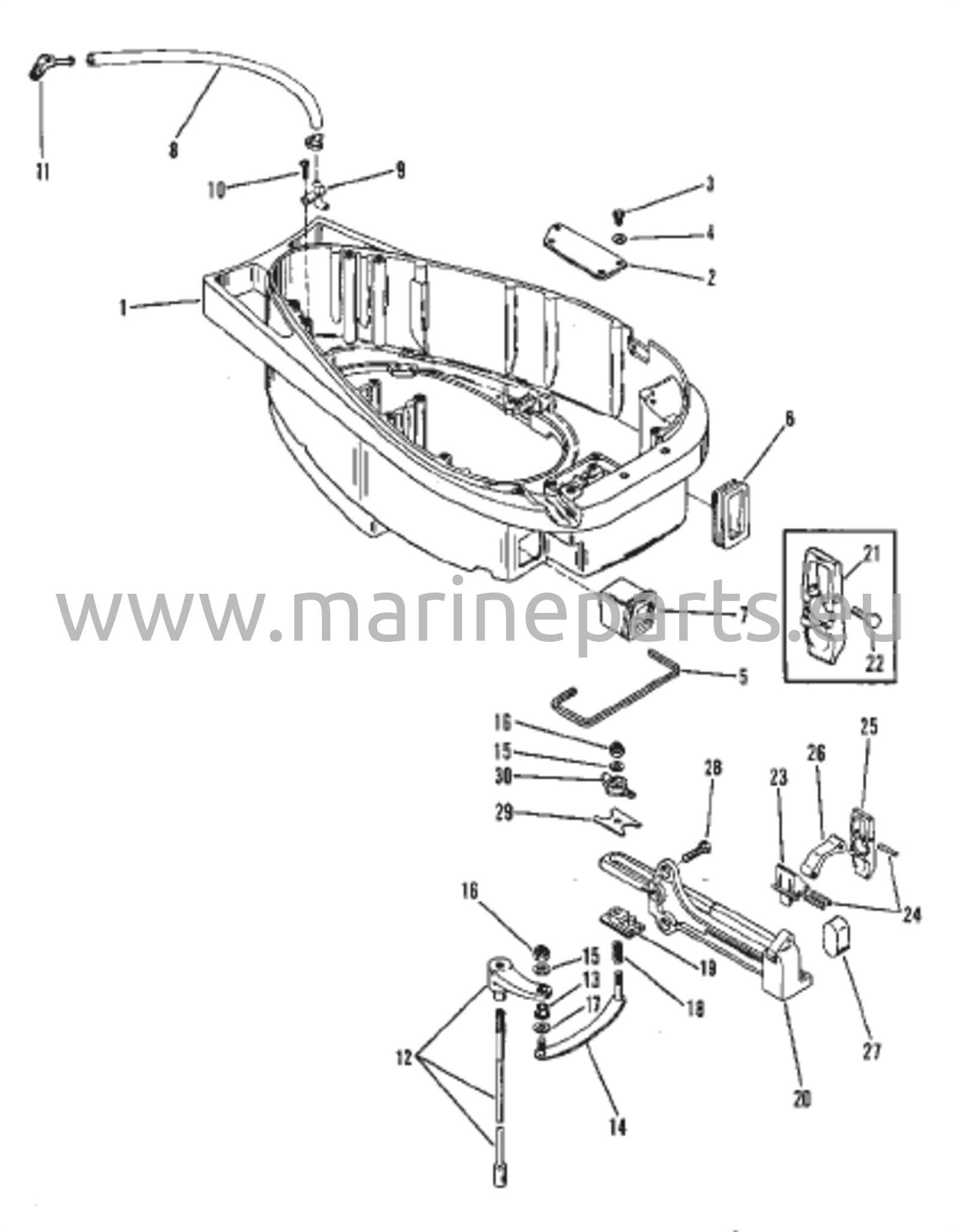 Alakoppa ja vaihteensiirtoyhdistelmä