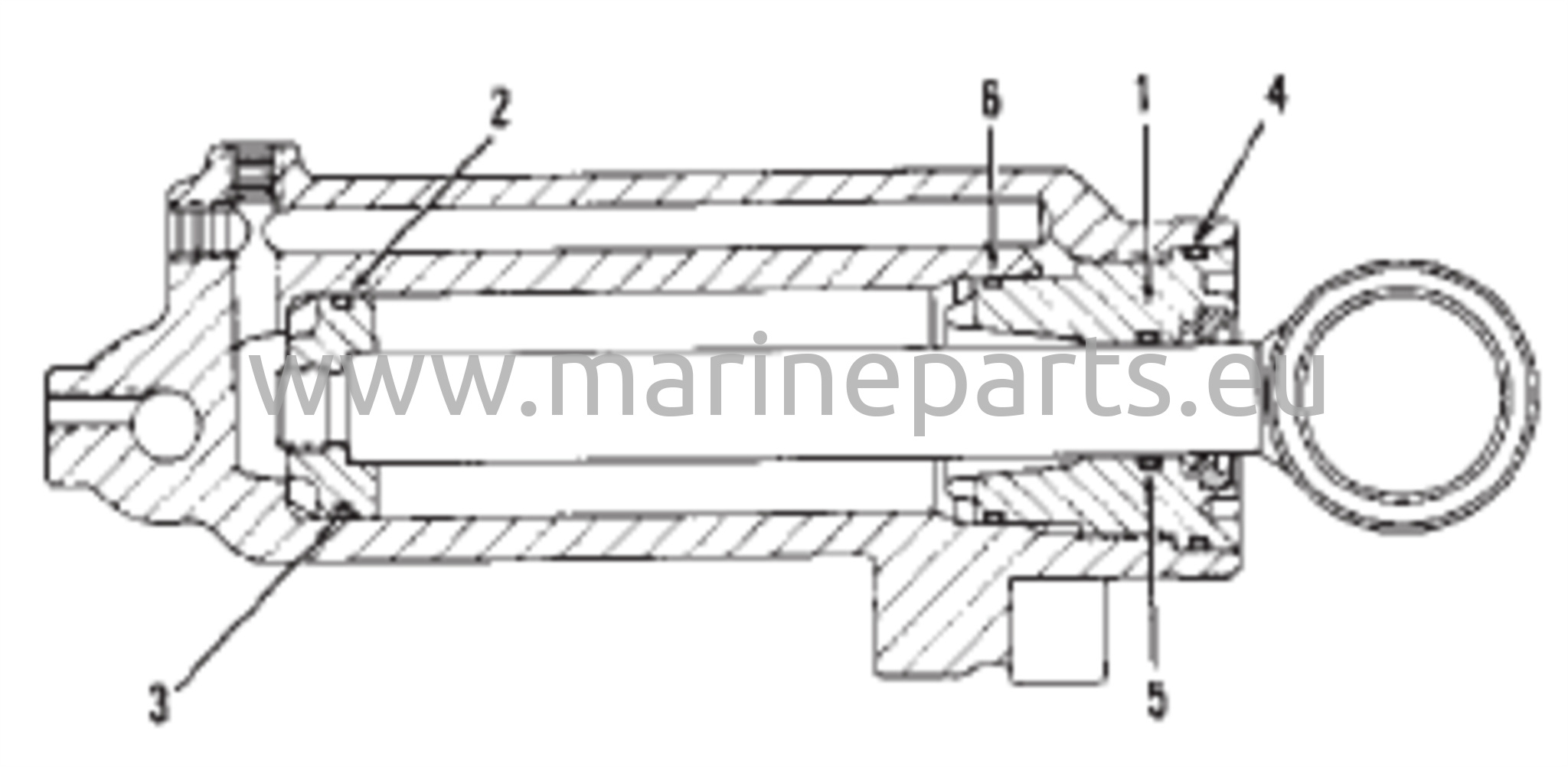 Tehojalustan sylinterin korjaussarjat (käytettävä yhdessä 92194A14:n kanssa)
