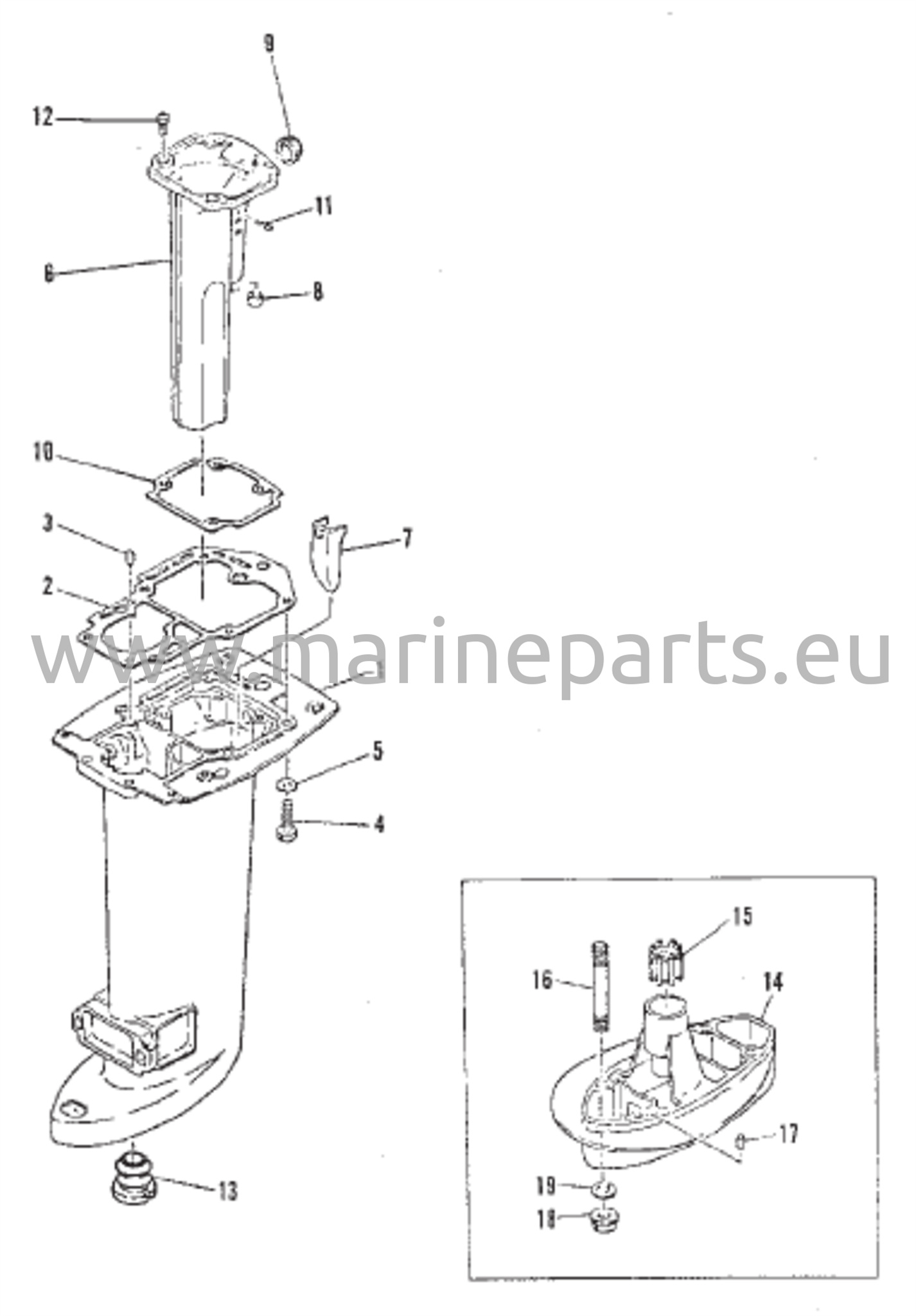 Voimansiirron akselikotelo