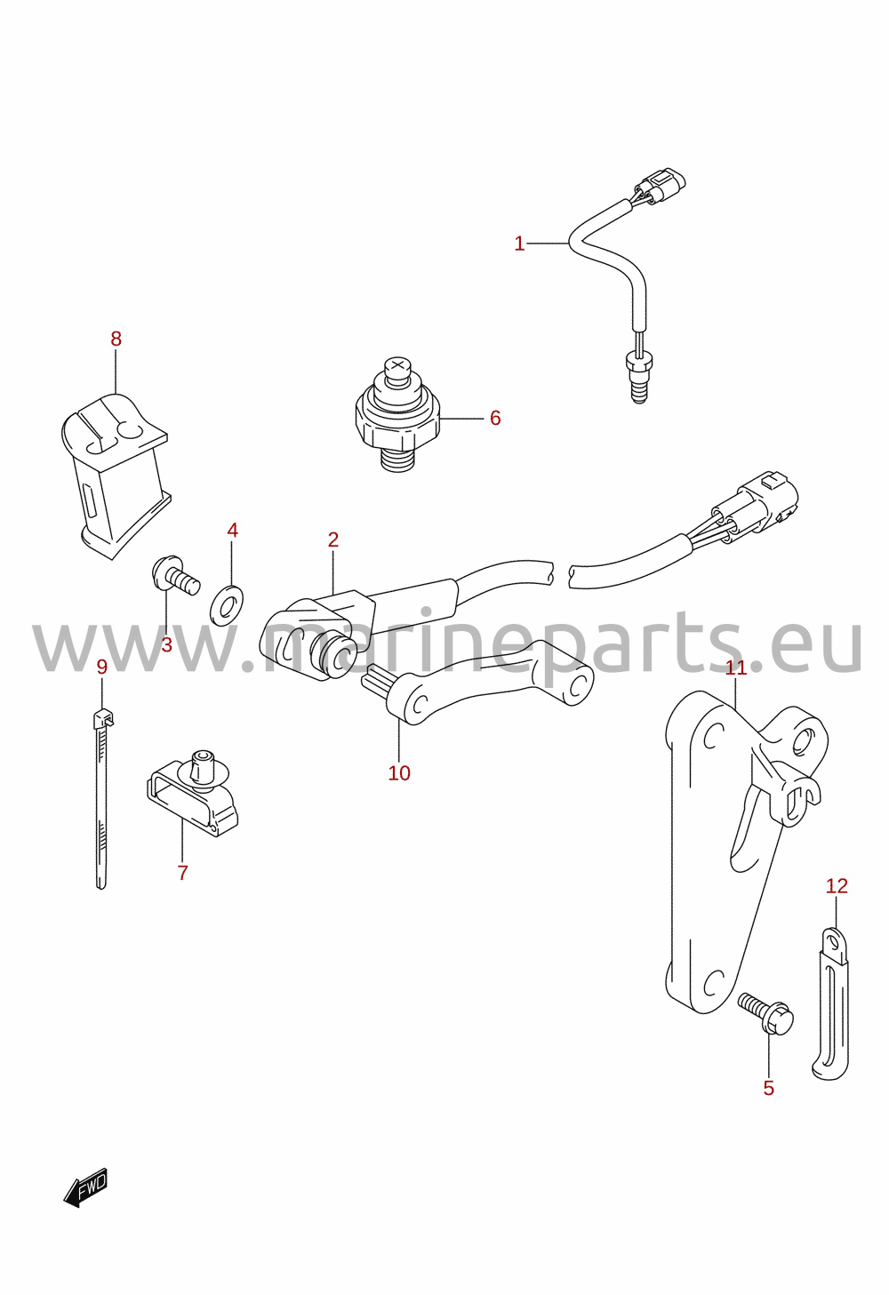 Givare (DF40A, DF40ATH, DF50)