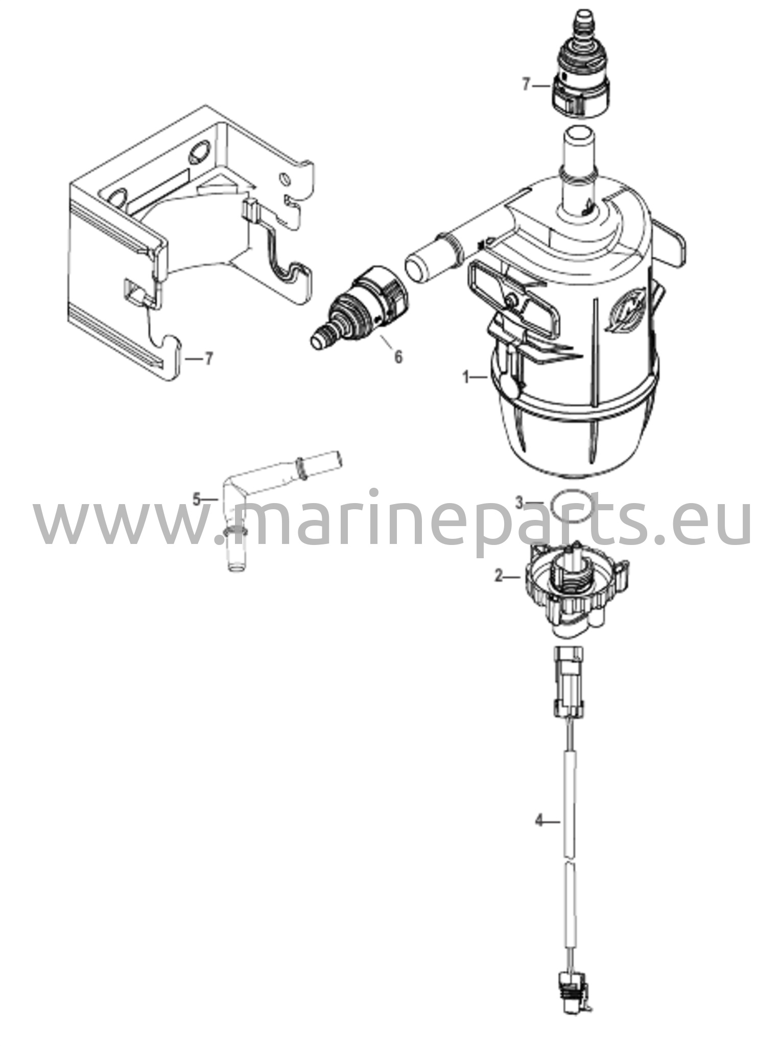 Polttoainesuodatin WIFillä – veneeseen asennettava