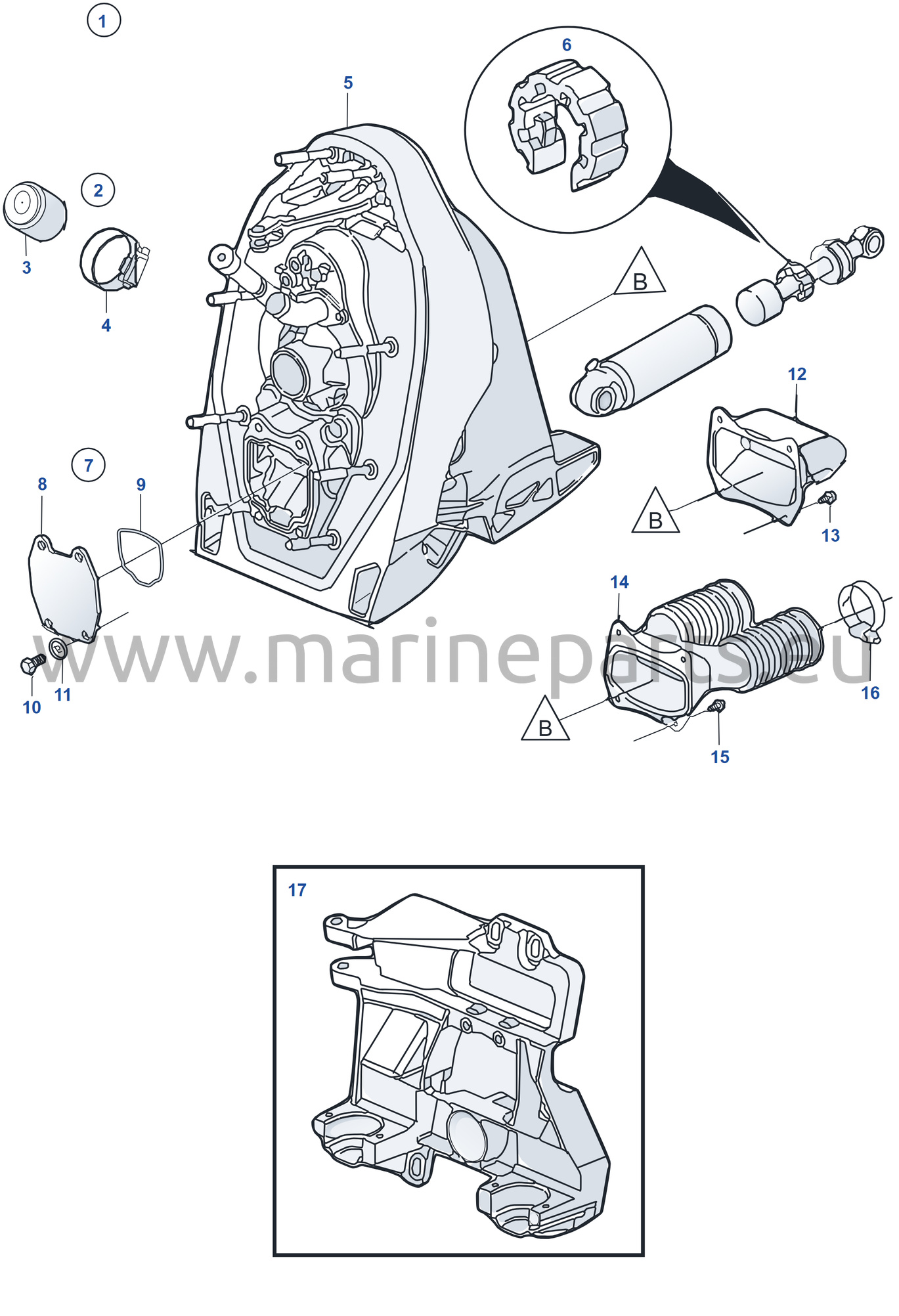 Transom Shield, Replacement Kit
