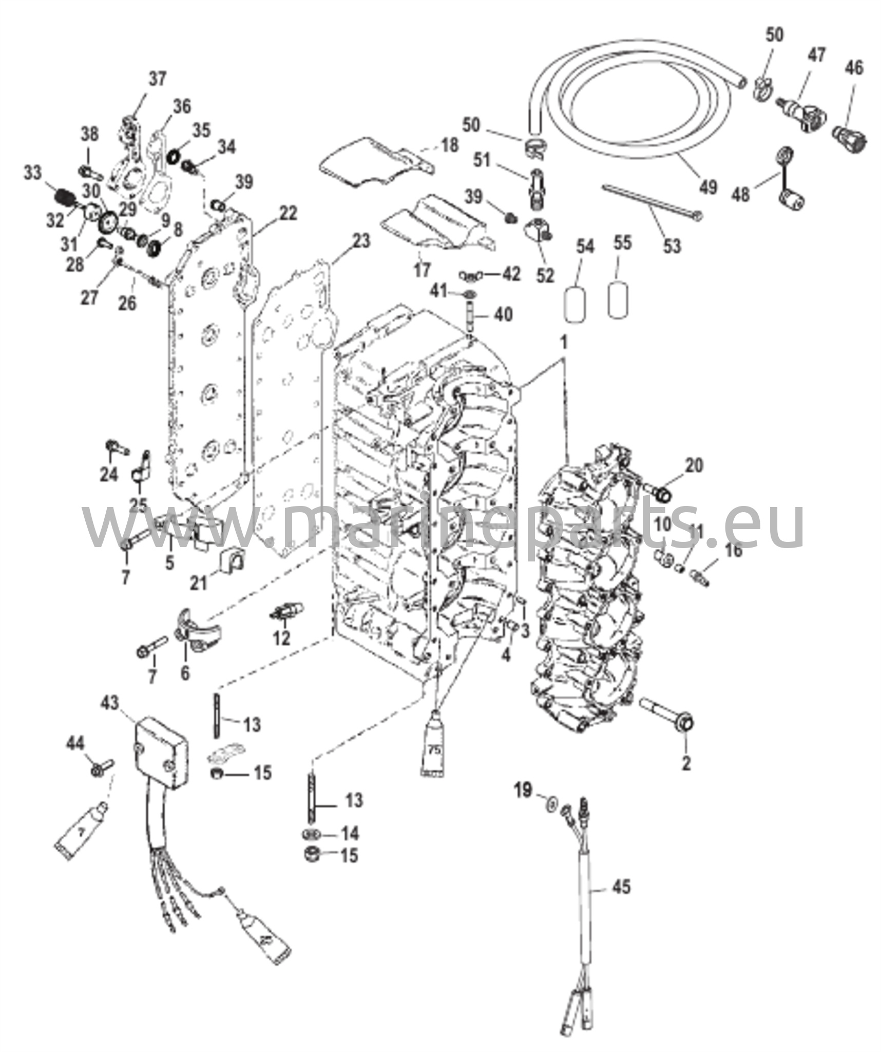 Sylinterilohko ja kampikammio